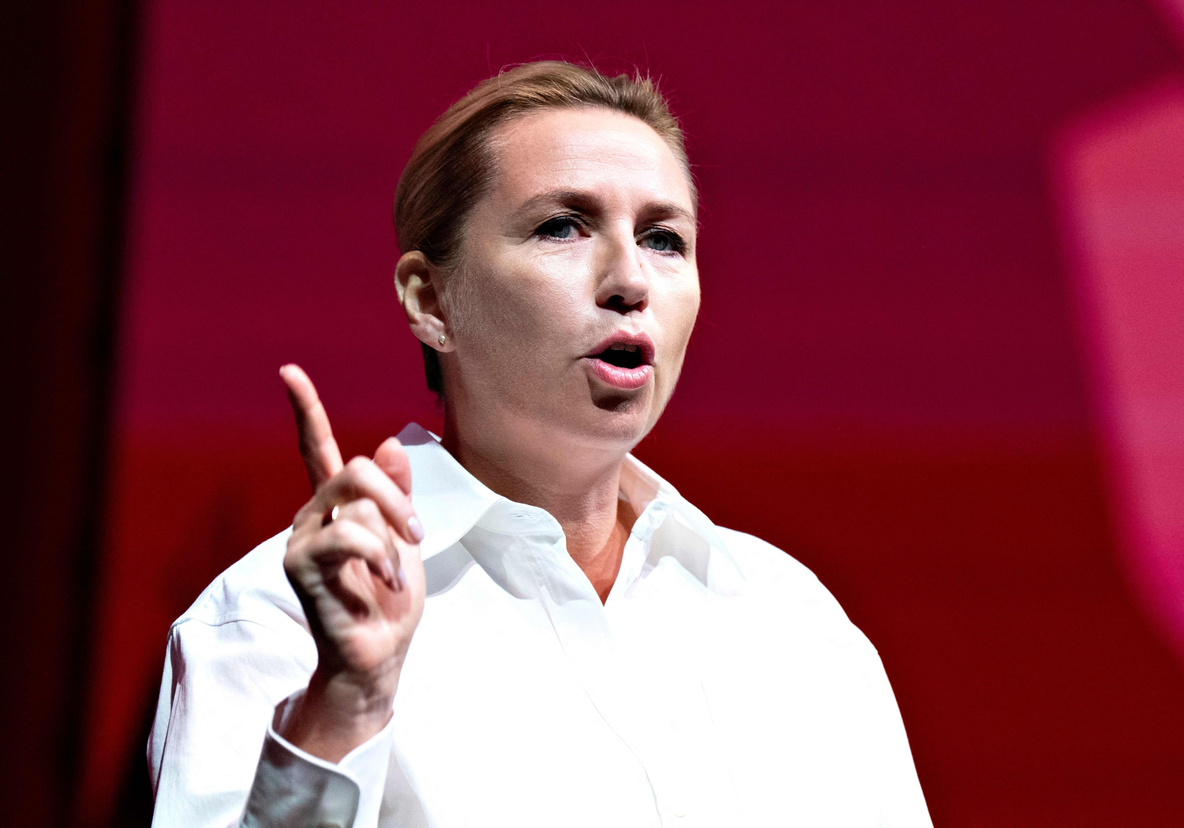 Die dänische Ministerpräsidentin Mette Frederiksen