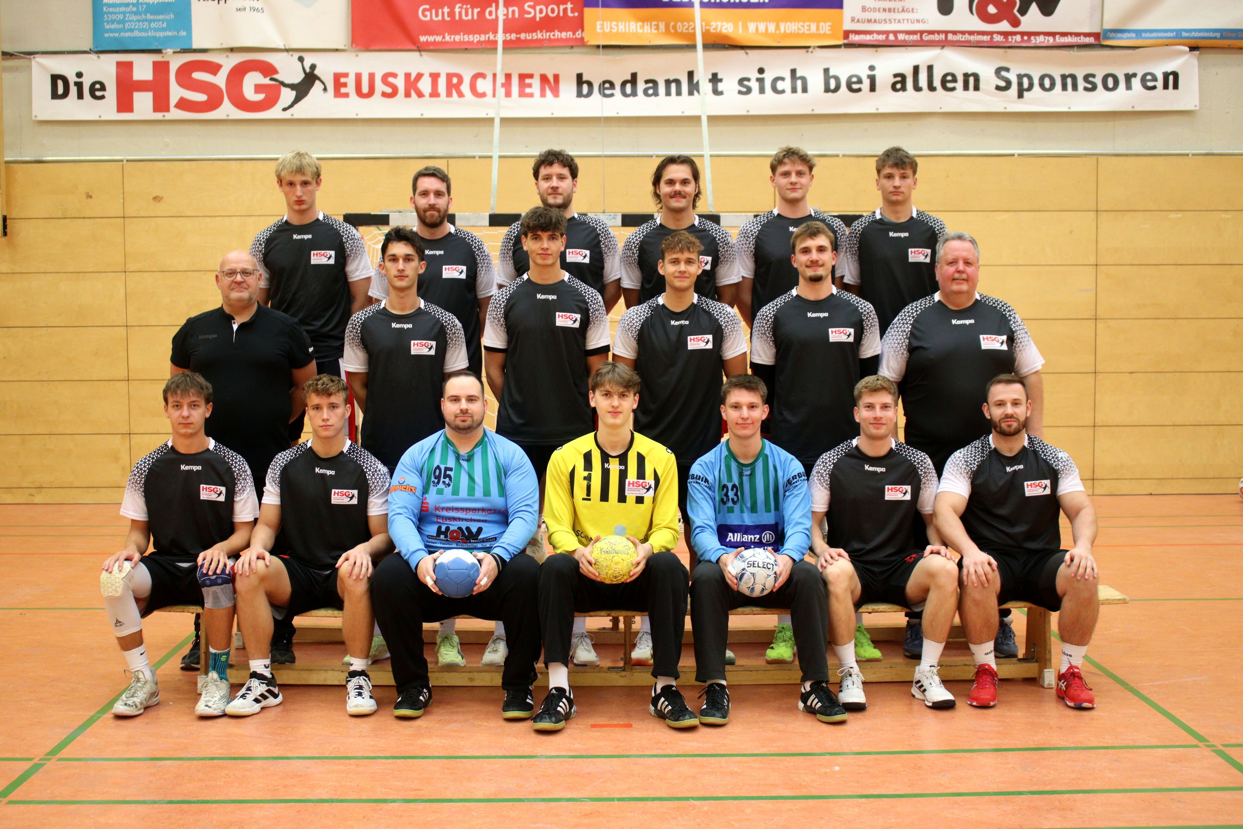 Das Mannschaftsfoto der HSG Euskirchen Männer.