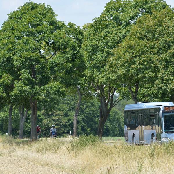 Bus zwischen Herkenrath und Spitze.