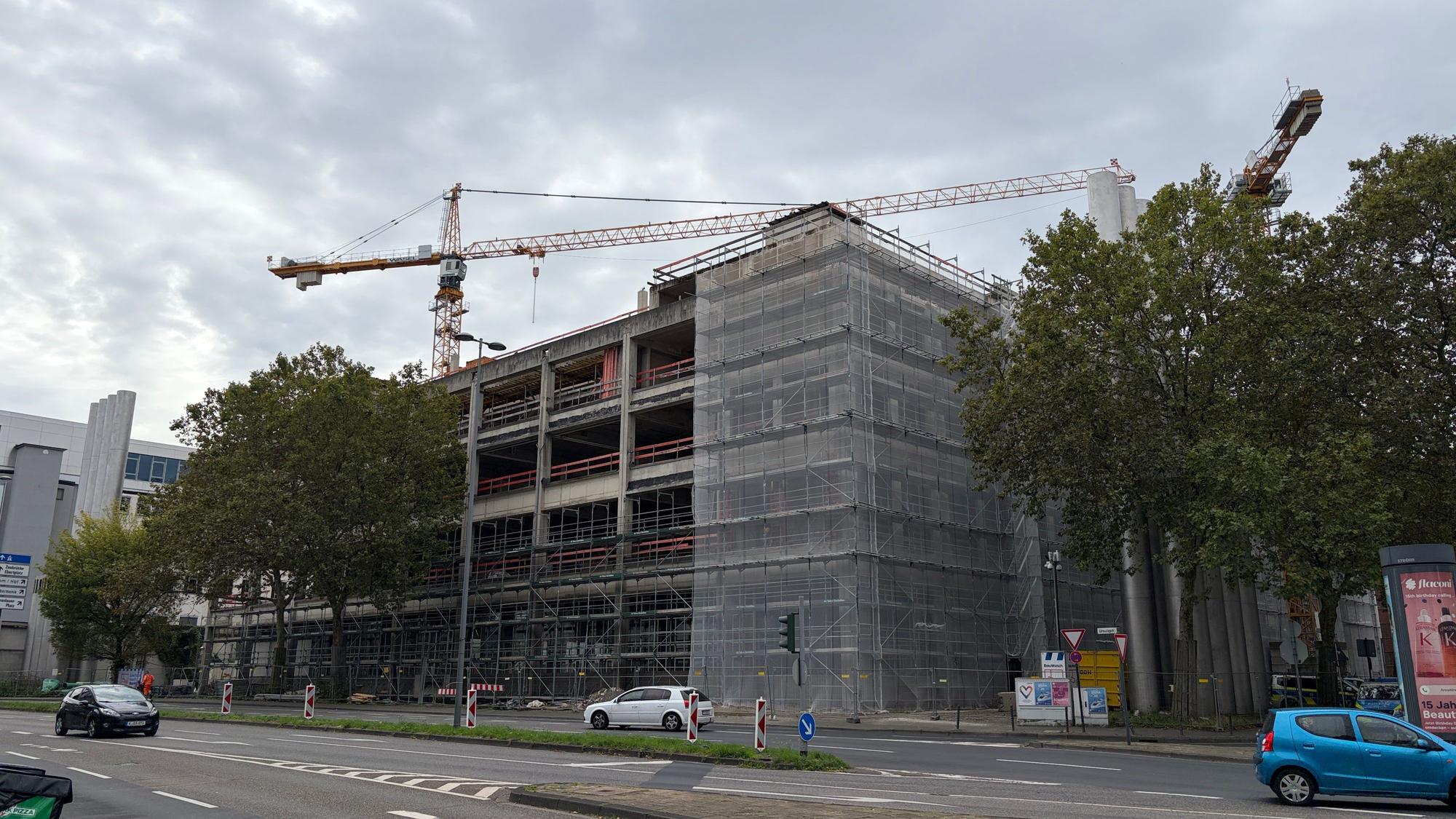 So sieht die Baustelle derzeit aus.