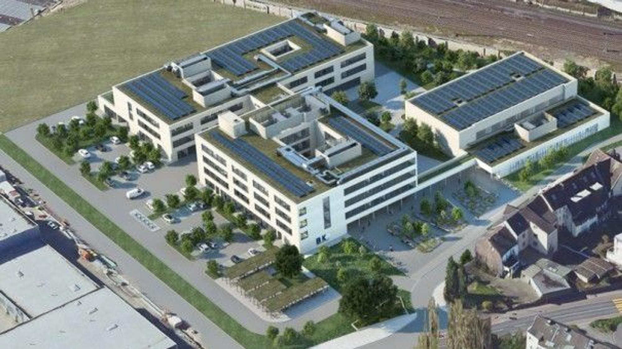 So soll der Neubau des Berufskolleg Porz aussehen.