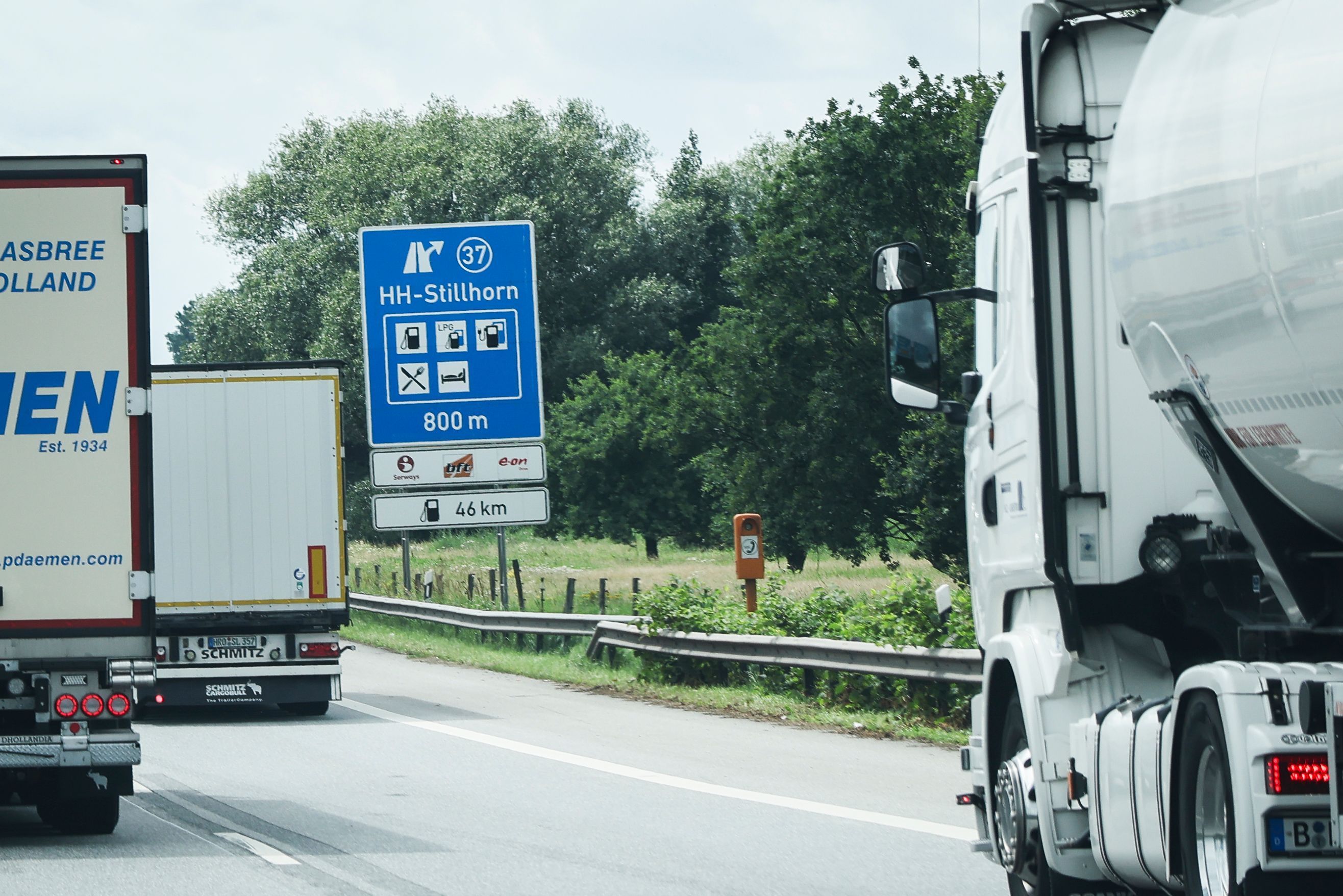 Spediteure leiden unter den hohen Dieselpreisen.
