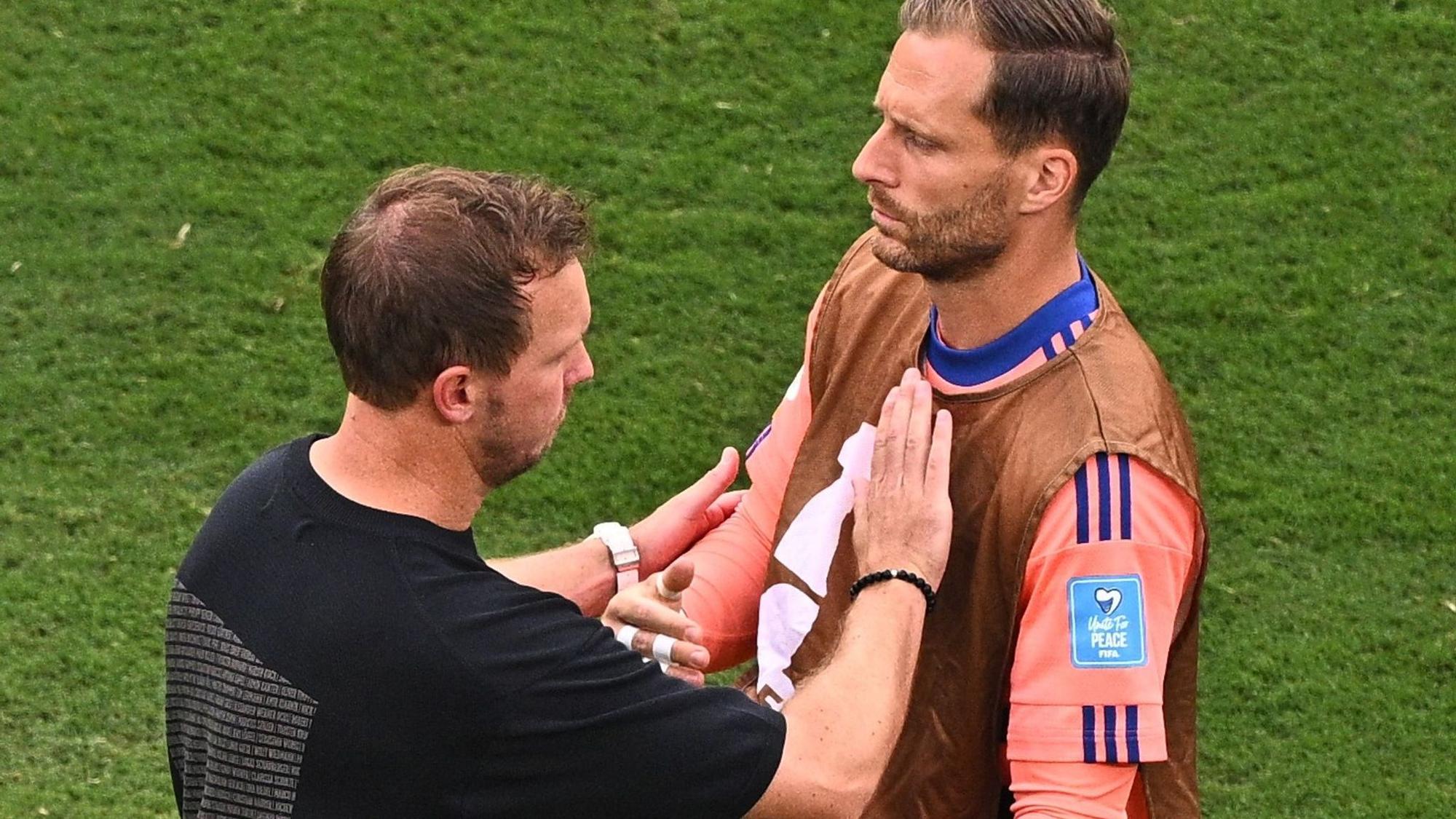 Julian Nagelsmann und Oliver Baumann