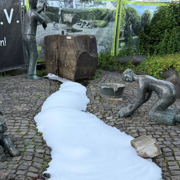 Der Steenkühlerbrunnen wurde immer beschädigt.