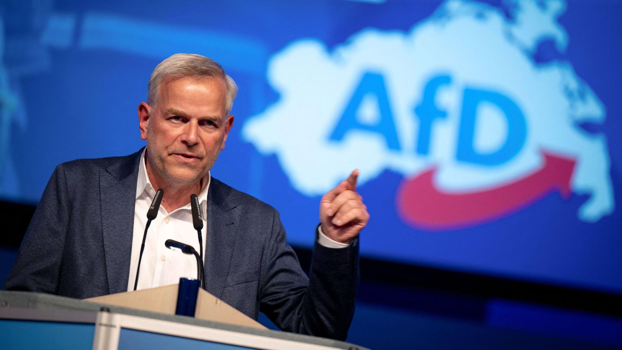 Leif-Erik Holm, AfD-Ministerpräsidentenkandidat für die Landtagswahl in Mecklenburg-Vorpommern.