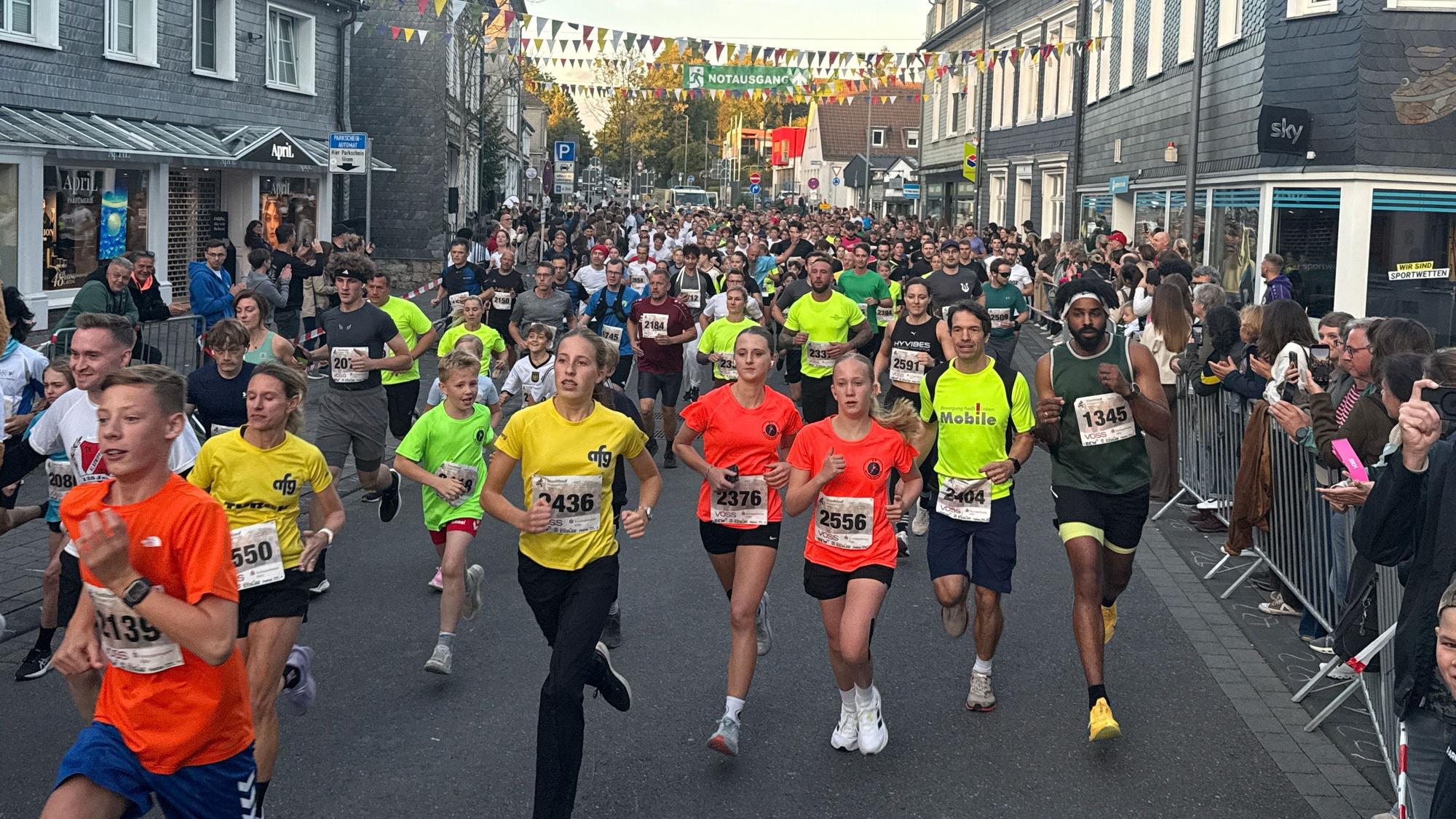 Der 4,4-Kilometerlauf des Wipperfürther Stadtlauf