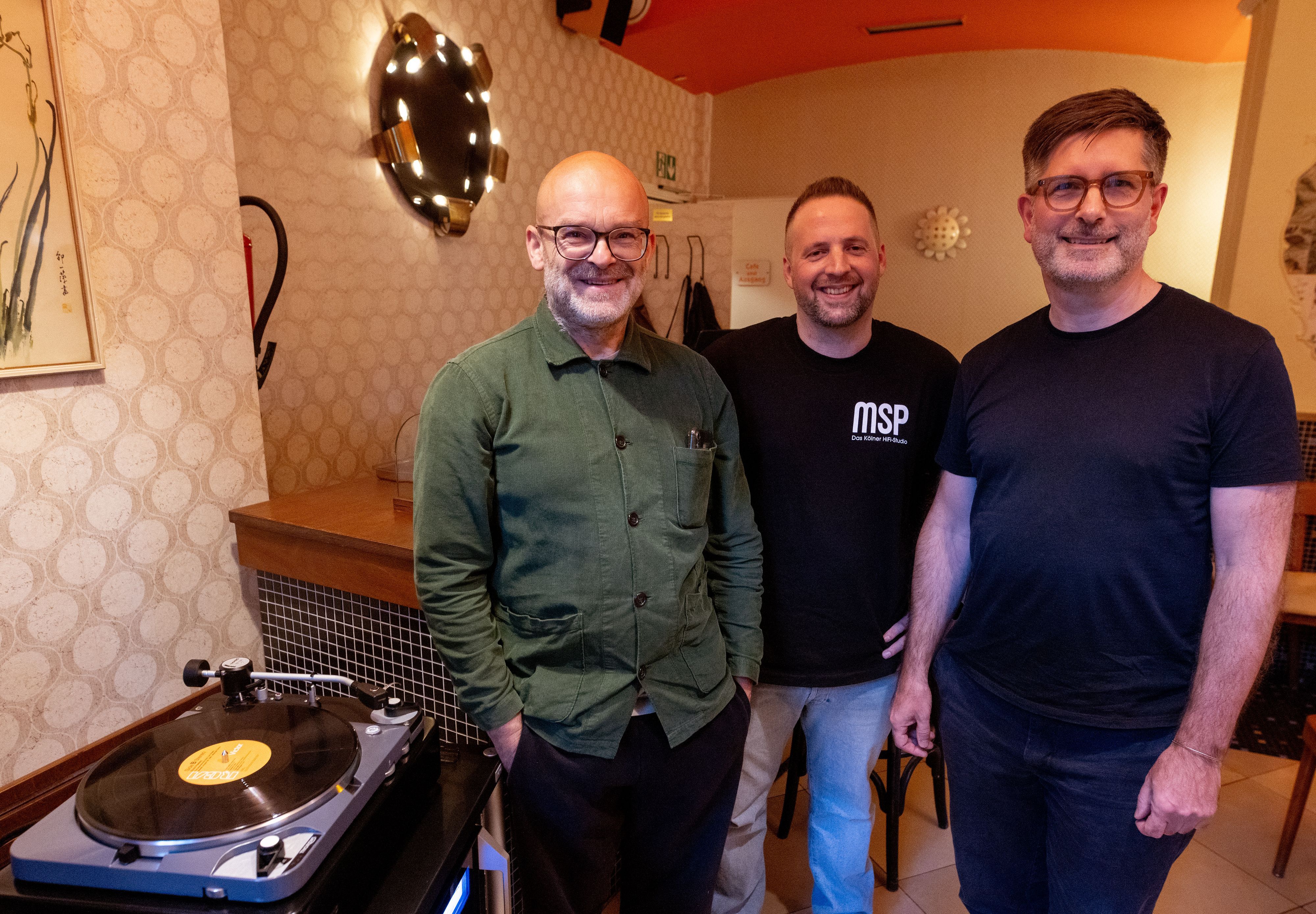 Steffen Irlinger (v.l.), Kevin Hill und Timo Eggers vom Kölner „Slow Listening Club“