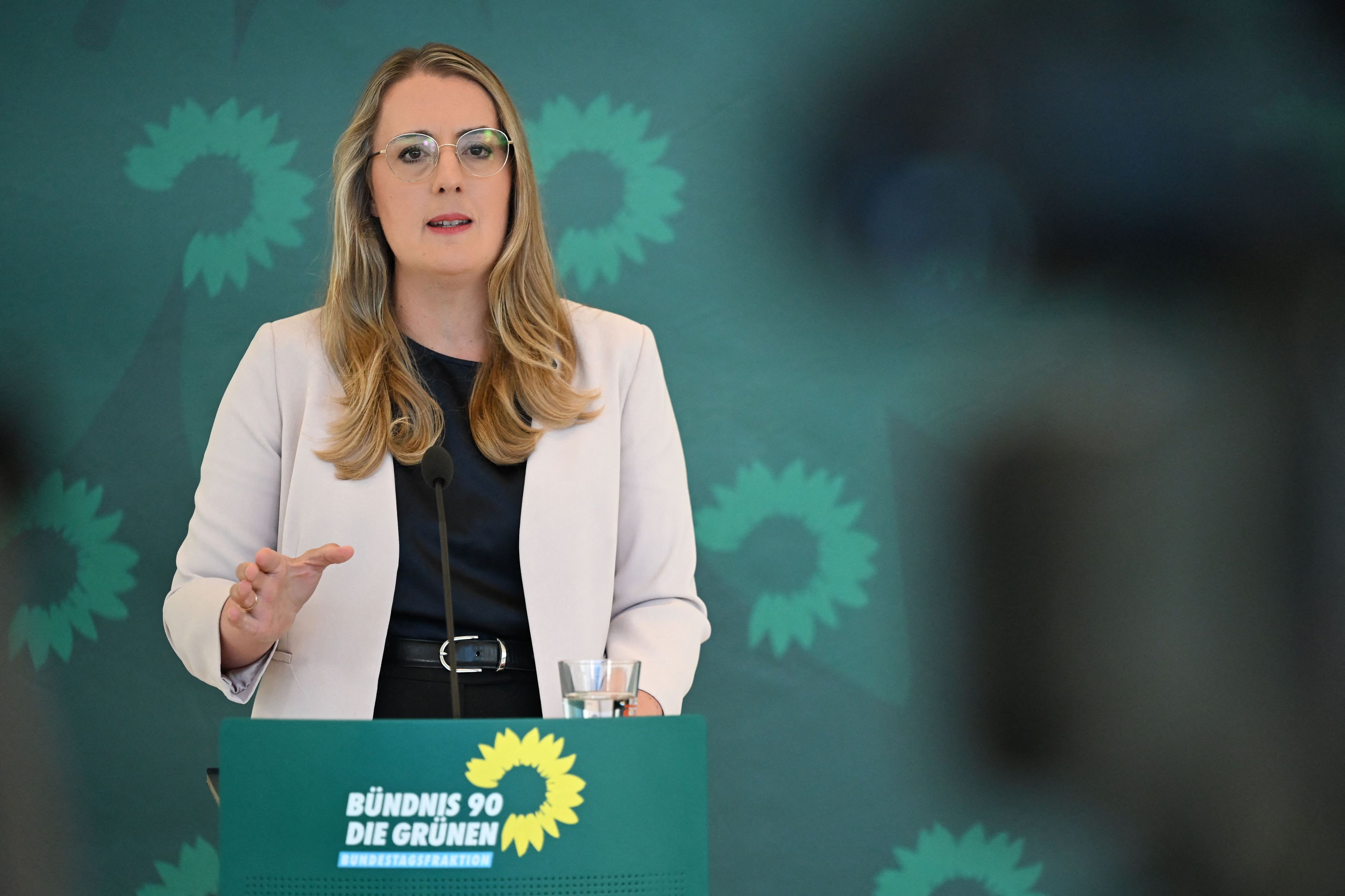 Katharina Dröge äußerte sich am Dienstag zu aktuellen Themen.