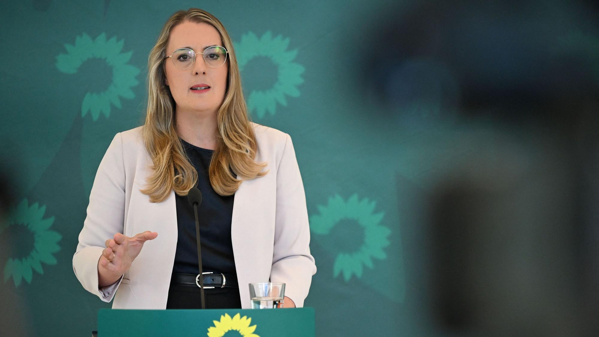 Katharina Dröge äußerte sich am Dienstag zu aktuellen Themen.