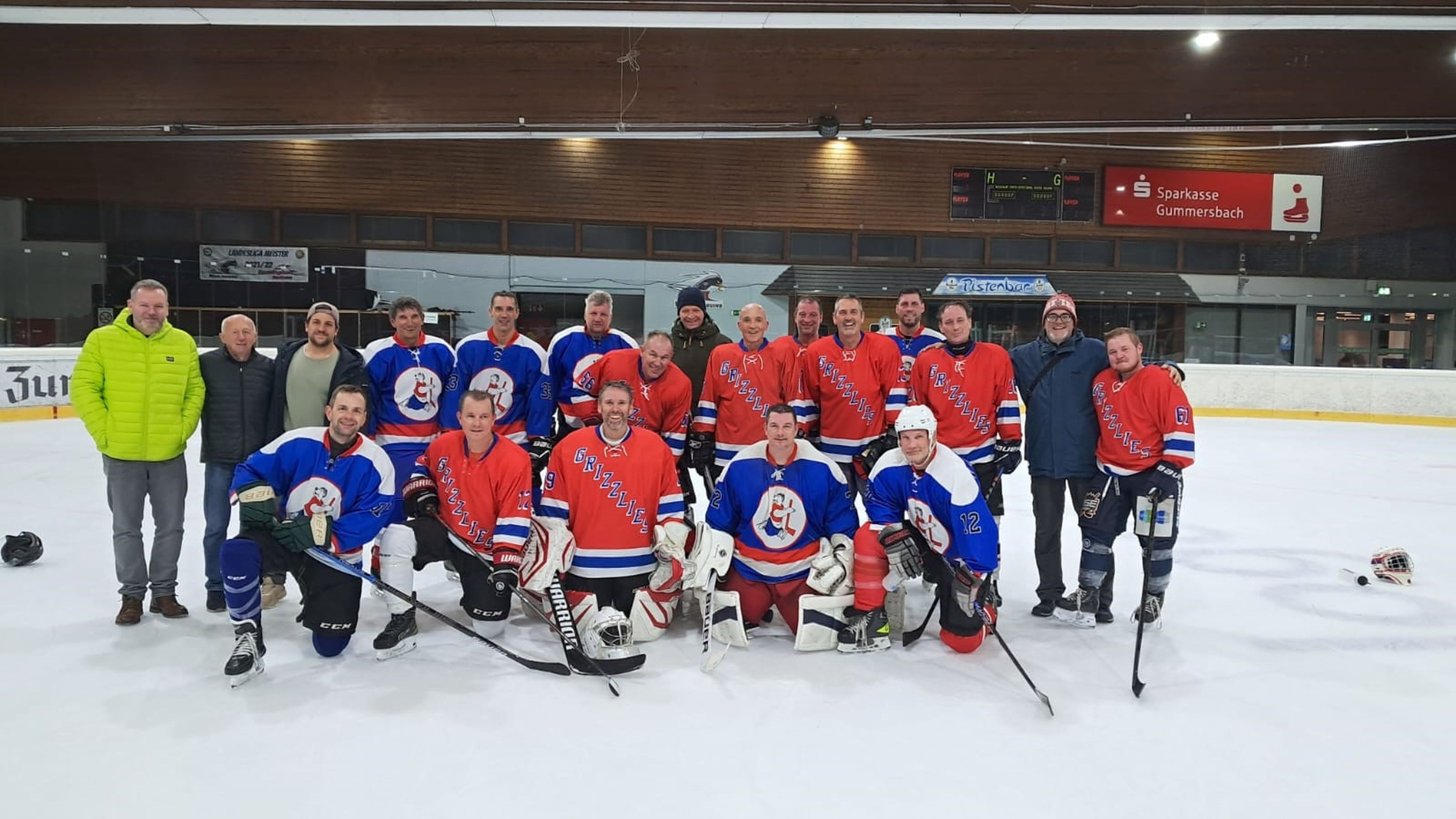 Gruppenfoto der Grizzlies.