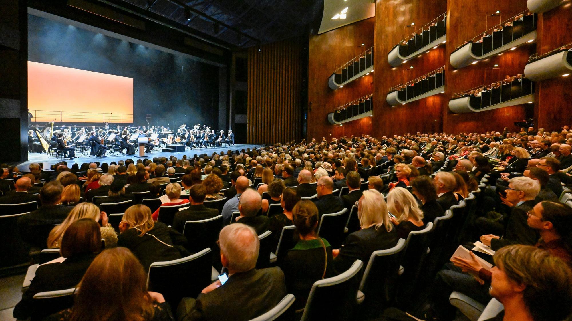 Der Blick in den Opernsaal.