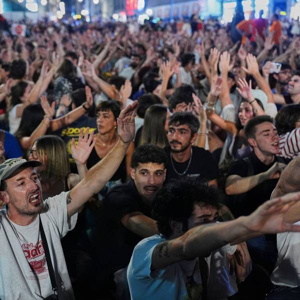 Protest in Madrid