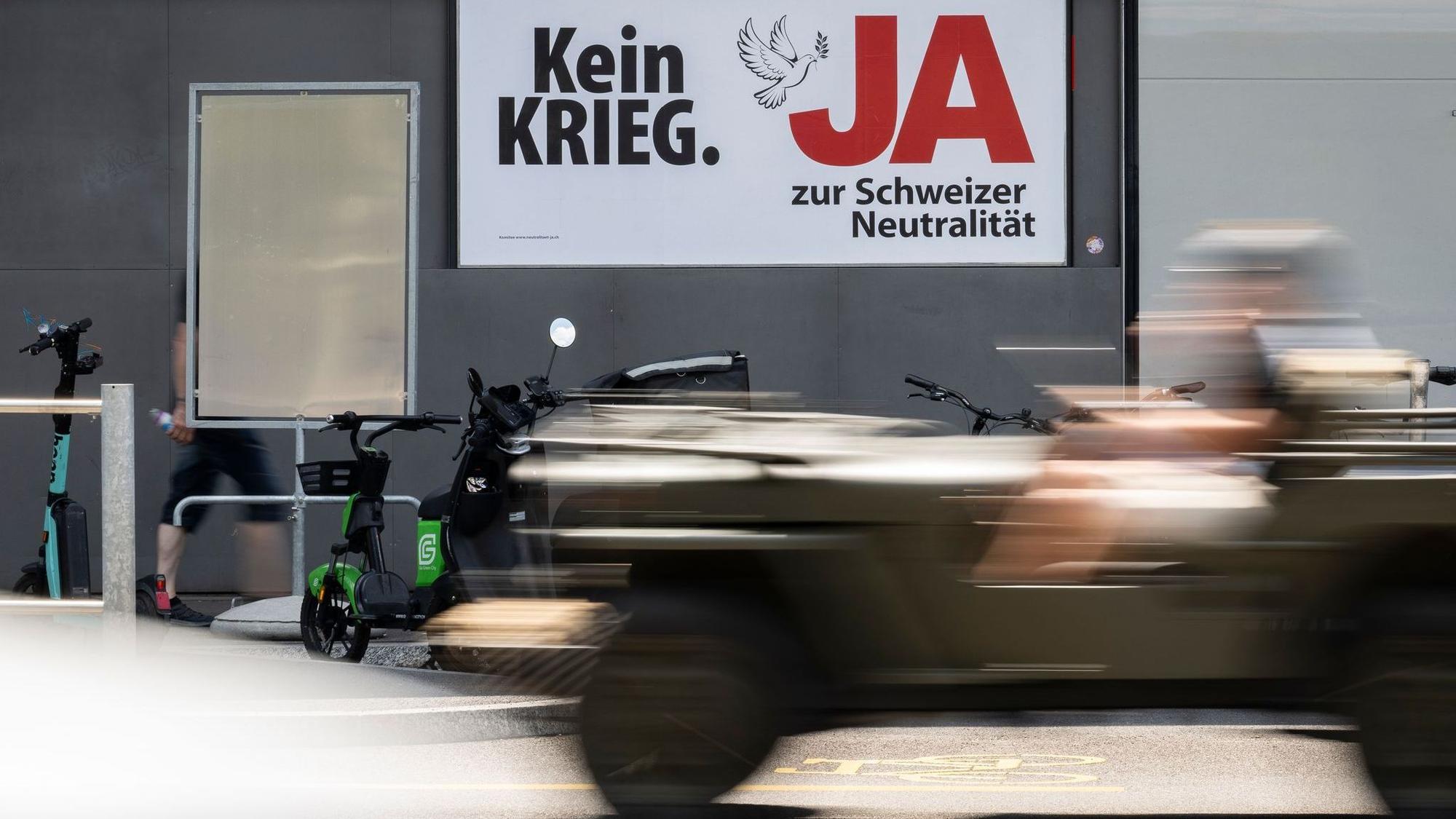 Die Initiative sollte eine striktere Neutralität in der Verfassung verankern. (Archivbild)