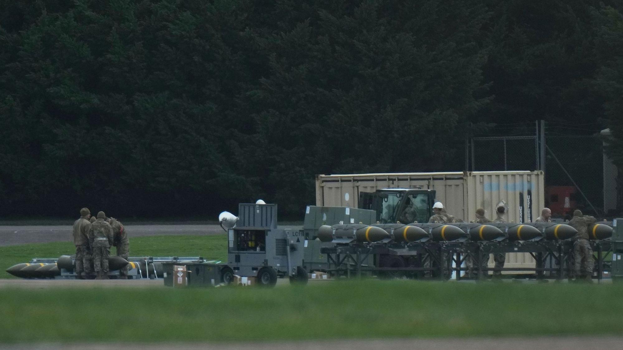Die britische Militärbasis RAF Fairford wird von der US-Luftwaffe genutzt. (Archivbild)