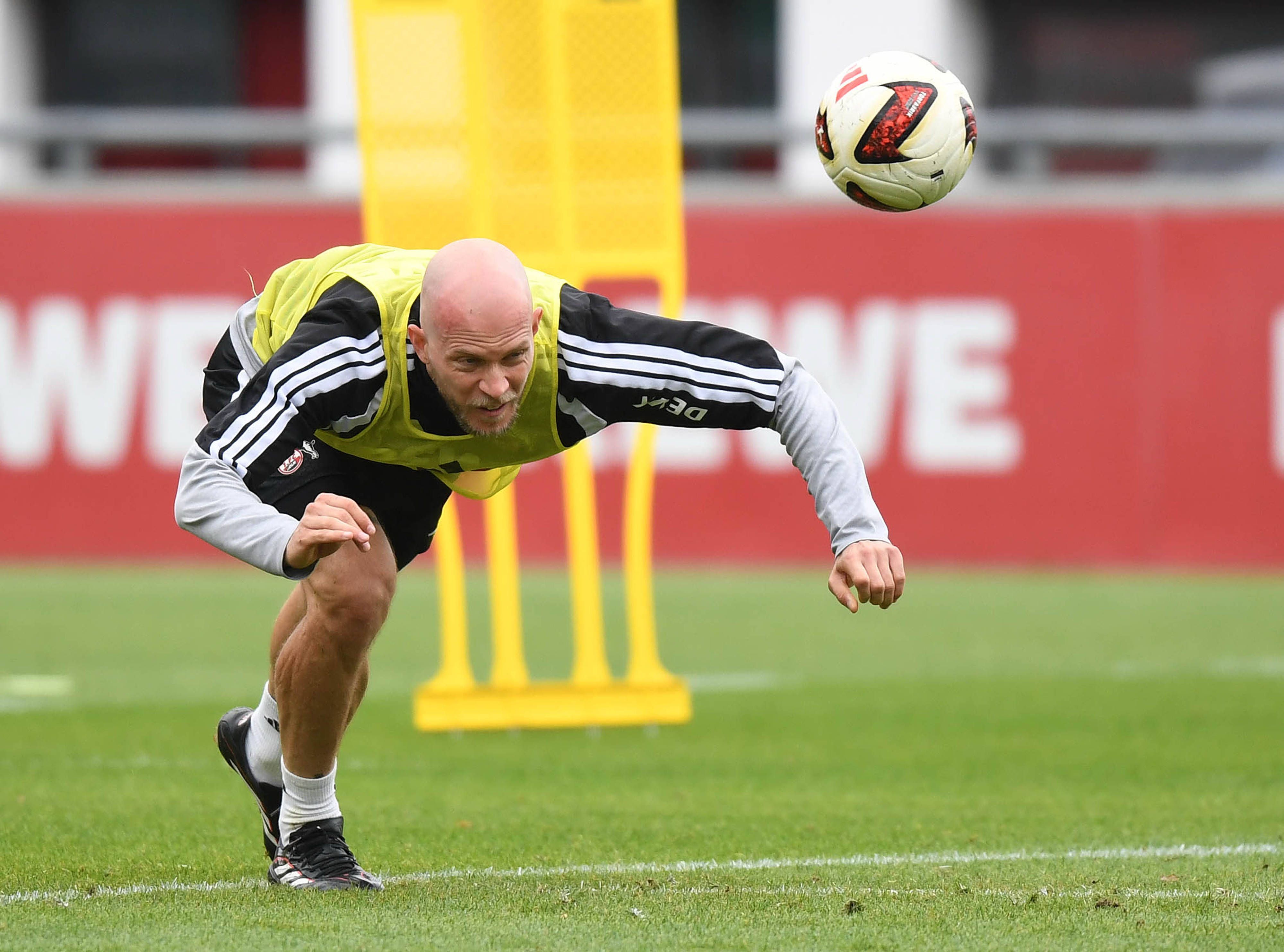 Auf dem Trainingsplatz regelmäßig am Ball: René Wagner