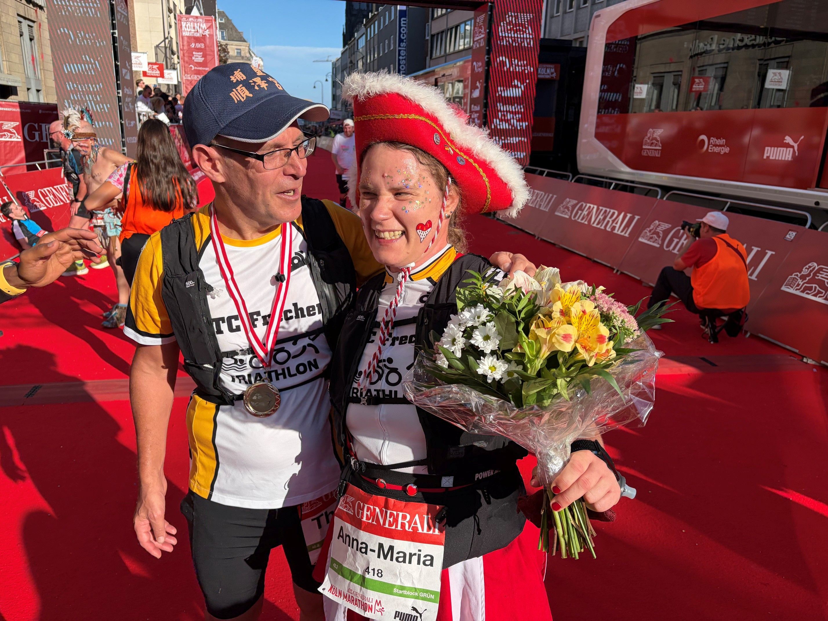 Anna-Maria Bauer und ihr Freund Thomas Junk