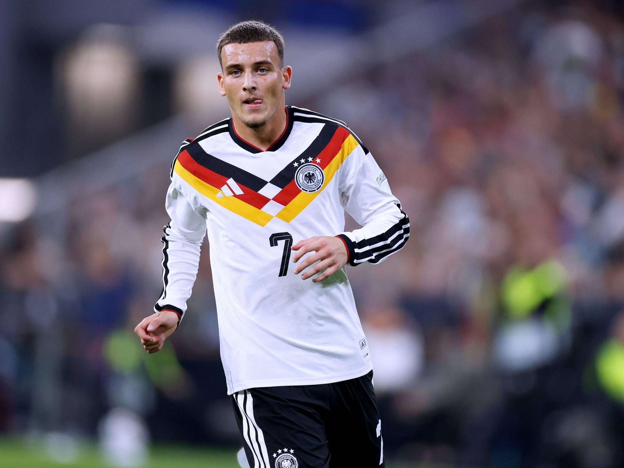 Said El Mala im DFB-Spiel gegen Serbien.