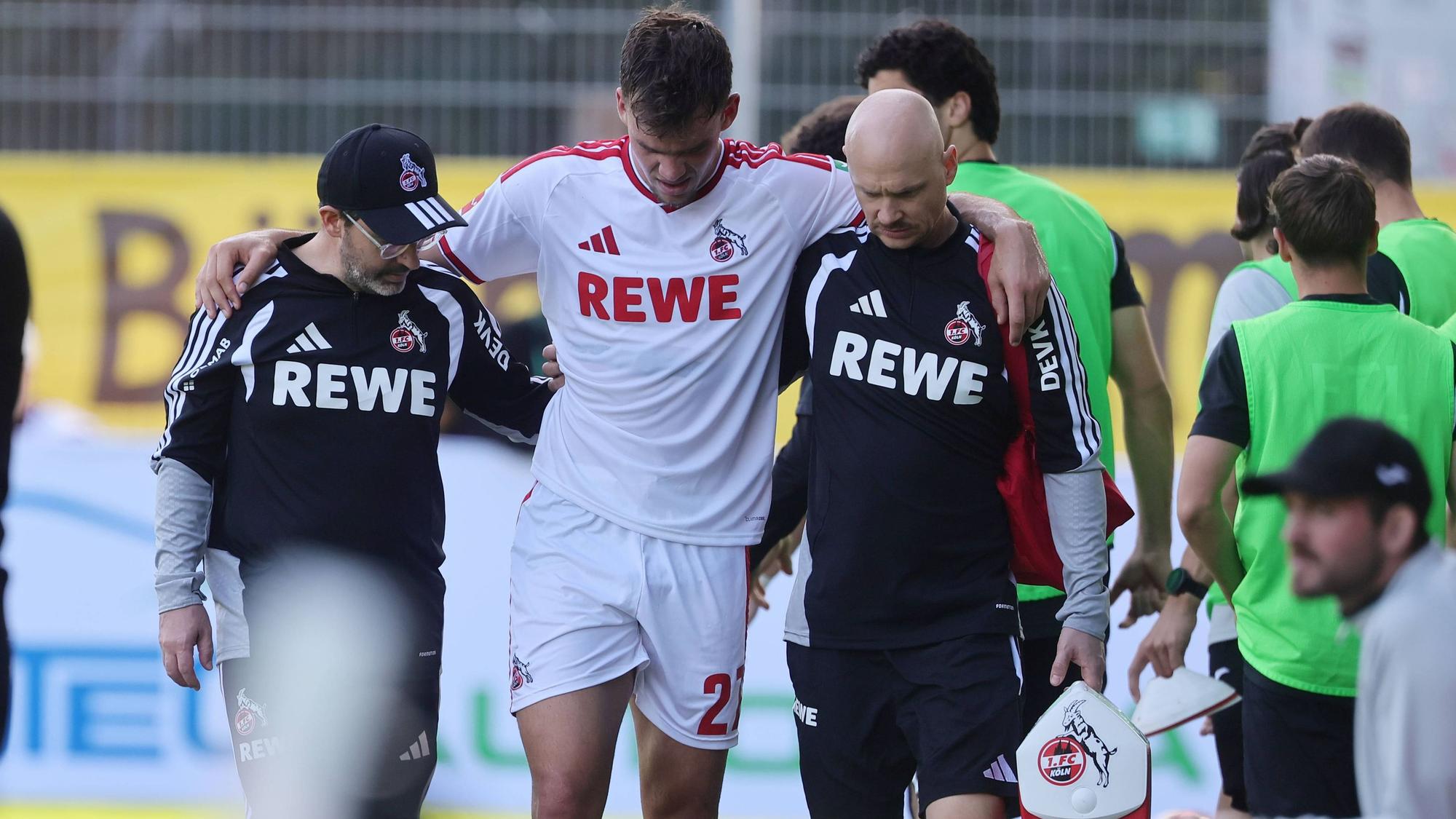 FC-Stürmer Thijs Dallinga wurde am Samstagnachmittag vom Platz geführt. Am Abend folgte die Diagnose Kreuzbandriss.