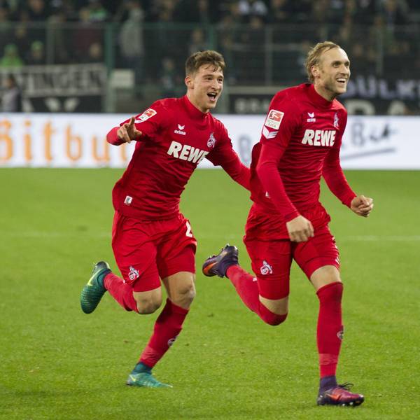 Borussia Mönchengladbach - 1. FC Köln 1:2 1. Fussball Bundesliga Saison 2016 2017 Borussia Park Datum: 19.11.2016 2:1 durch Marcel Risse (1. FC Köln) Hinten: Salih Özcan (1. FC Köln)
Borussia Moenchengladbach 1 FC Cologne 1 2 1 Football Bundesliga Season 2016 2017 Borussia Park date 19 11 2016 2 1 through Marcel Cracks 1 FC Cologne rear Salih Özcan 1 FC Cologne