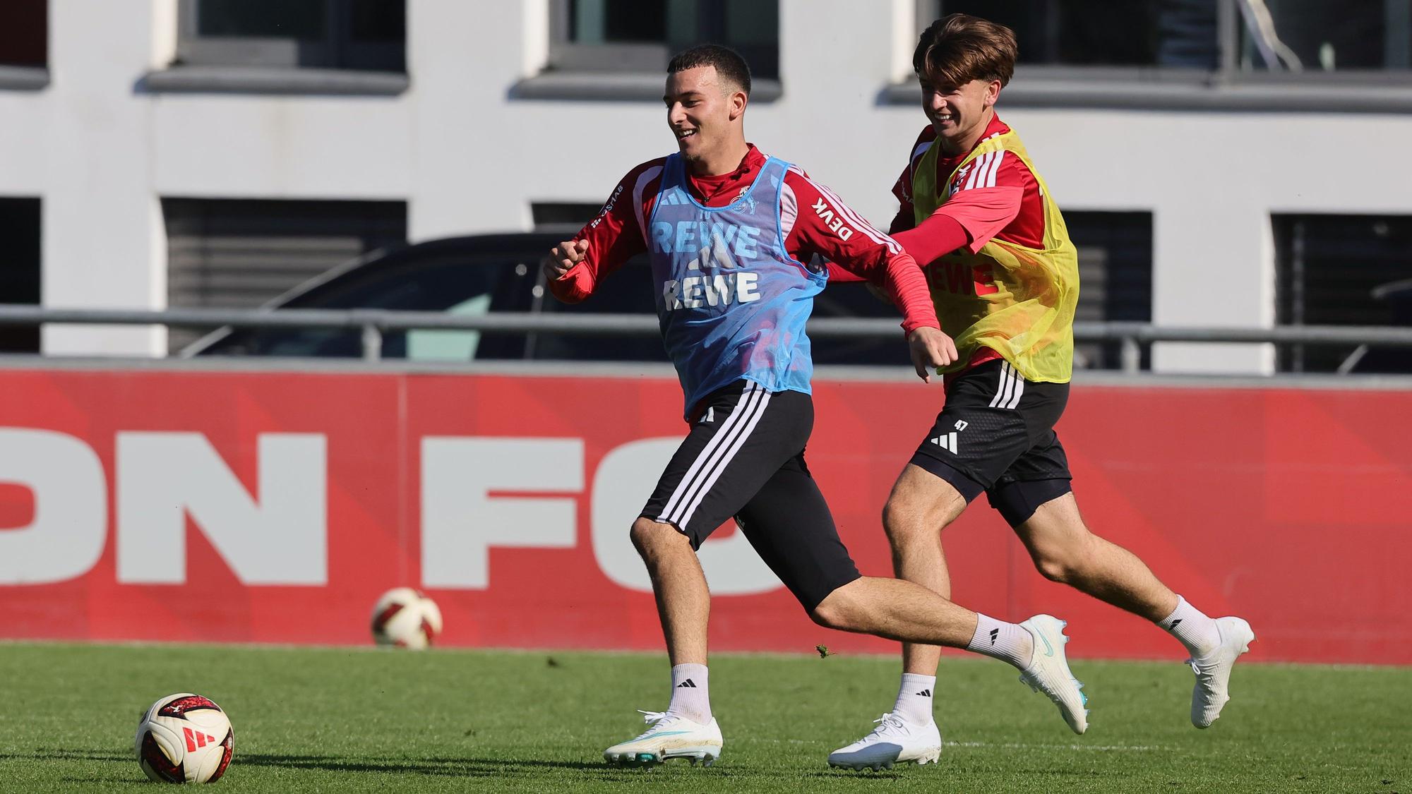 Said El Mala und Mikey Moore haben Freude bei der Arbeit.