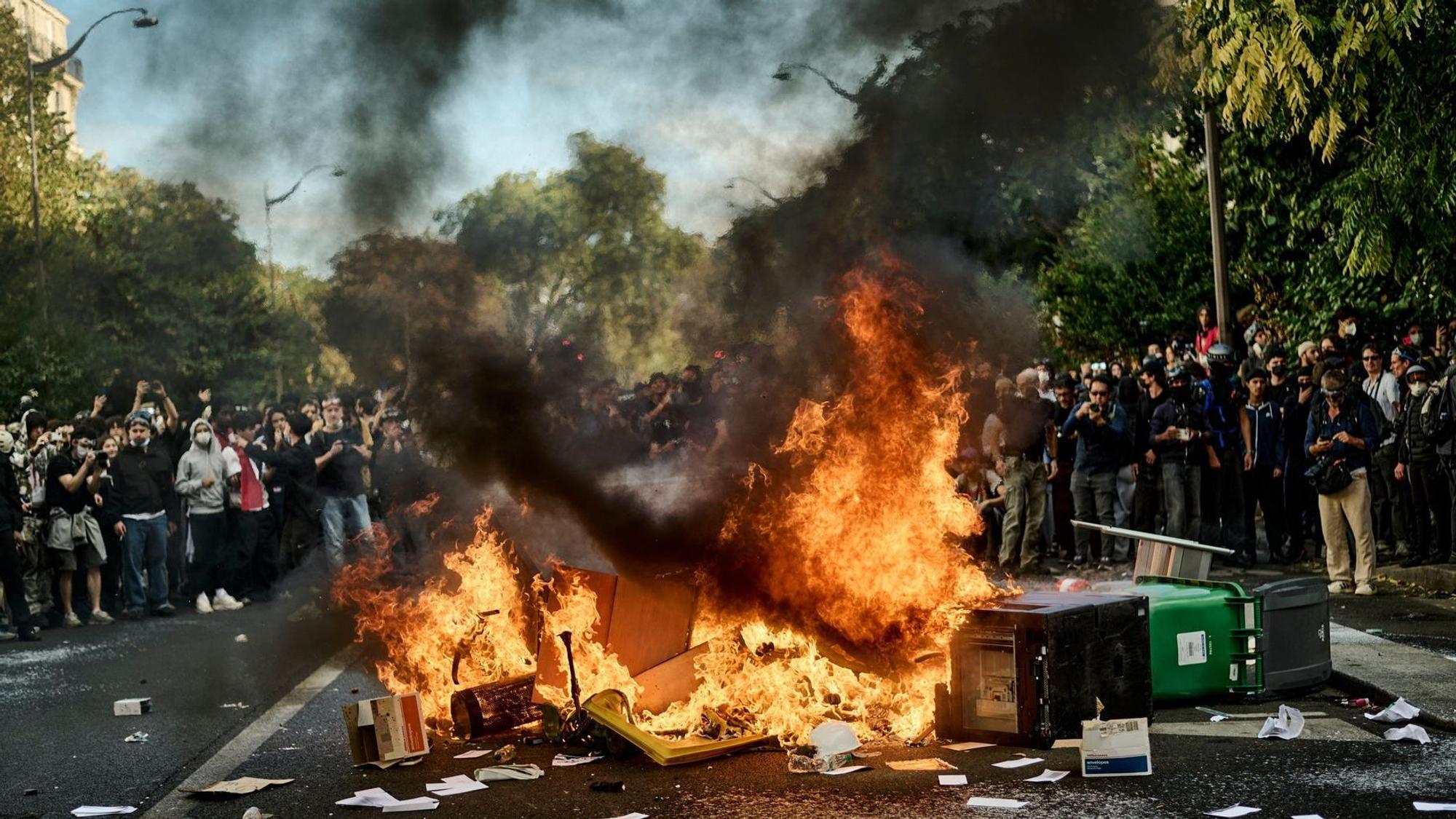 Schulproteste in Frankreich