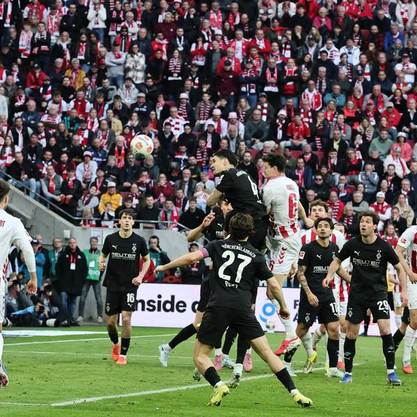 1. FC Köln vs. Borussia Mönchengladbach, 27. Spieltag, 21.03.2026, 15.30 Uhr, Tor zum 3:3 durch Eric Martel (1. FC Köln), Bild: Herbert Bucco