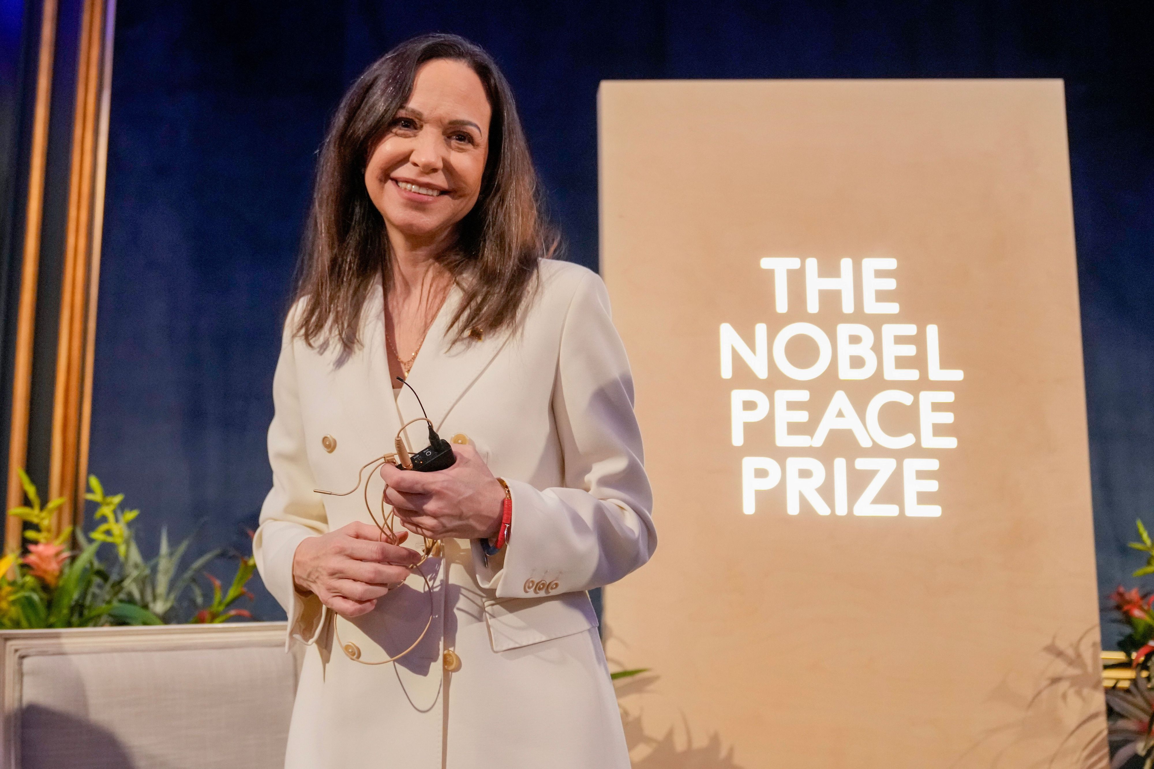 2025 erhielt Maria Corina Machado den Friedensnobelpreis.