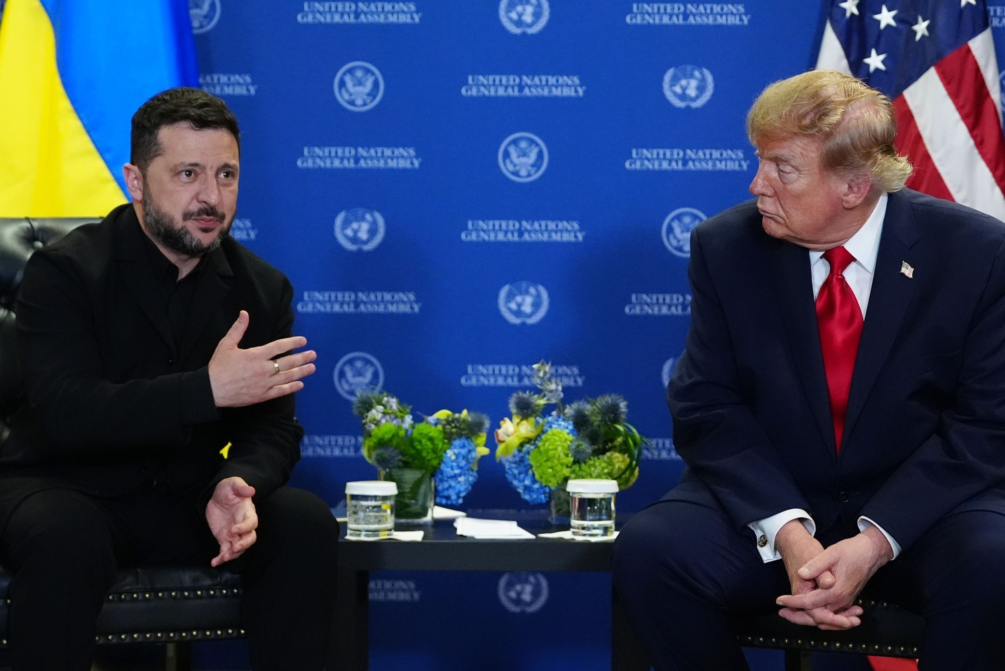 Selenskyj und Trump.