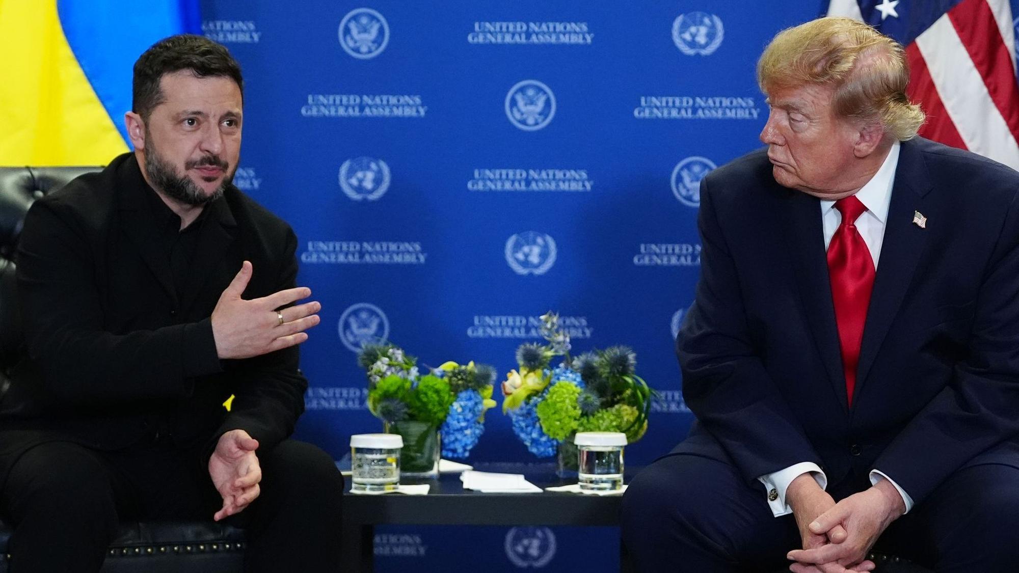 Selenskyj und Trump.