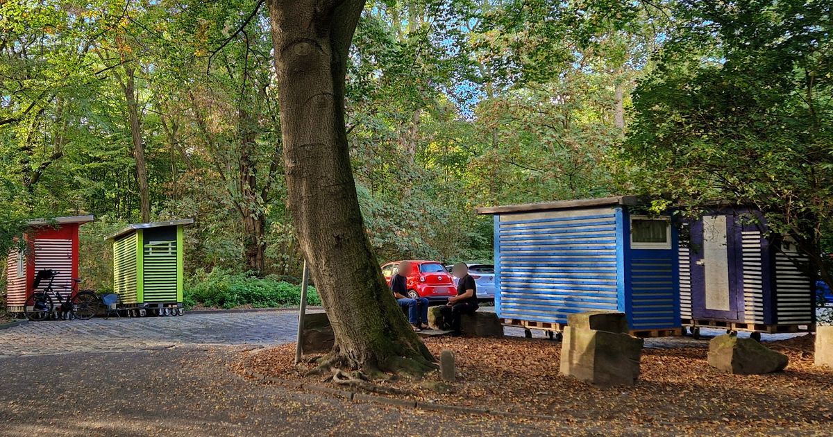 Living boxes in Zollstock: Four Little Homes stand by the Kalscheurer ...