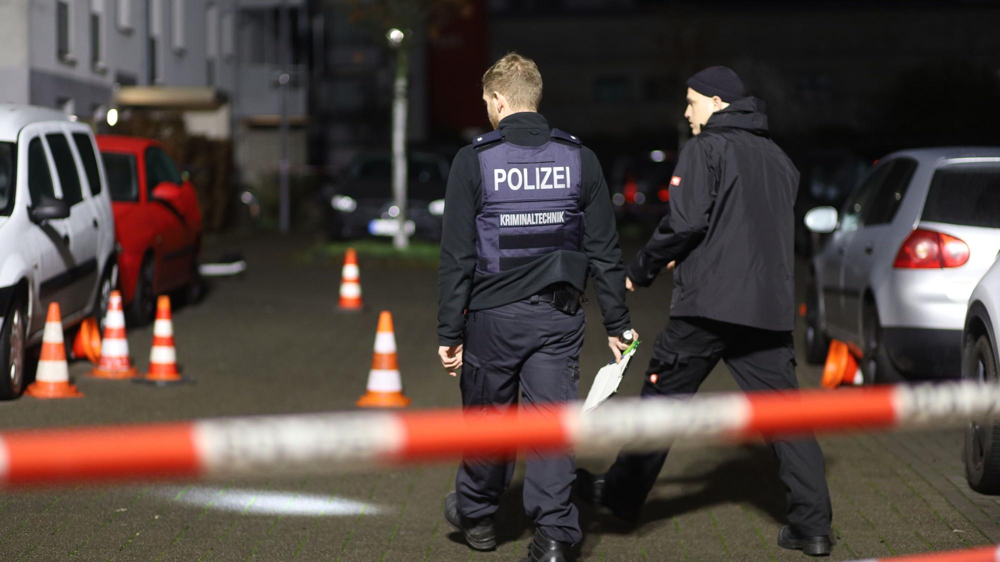 Polizei im Einsatz.