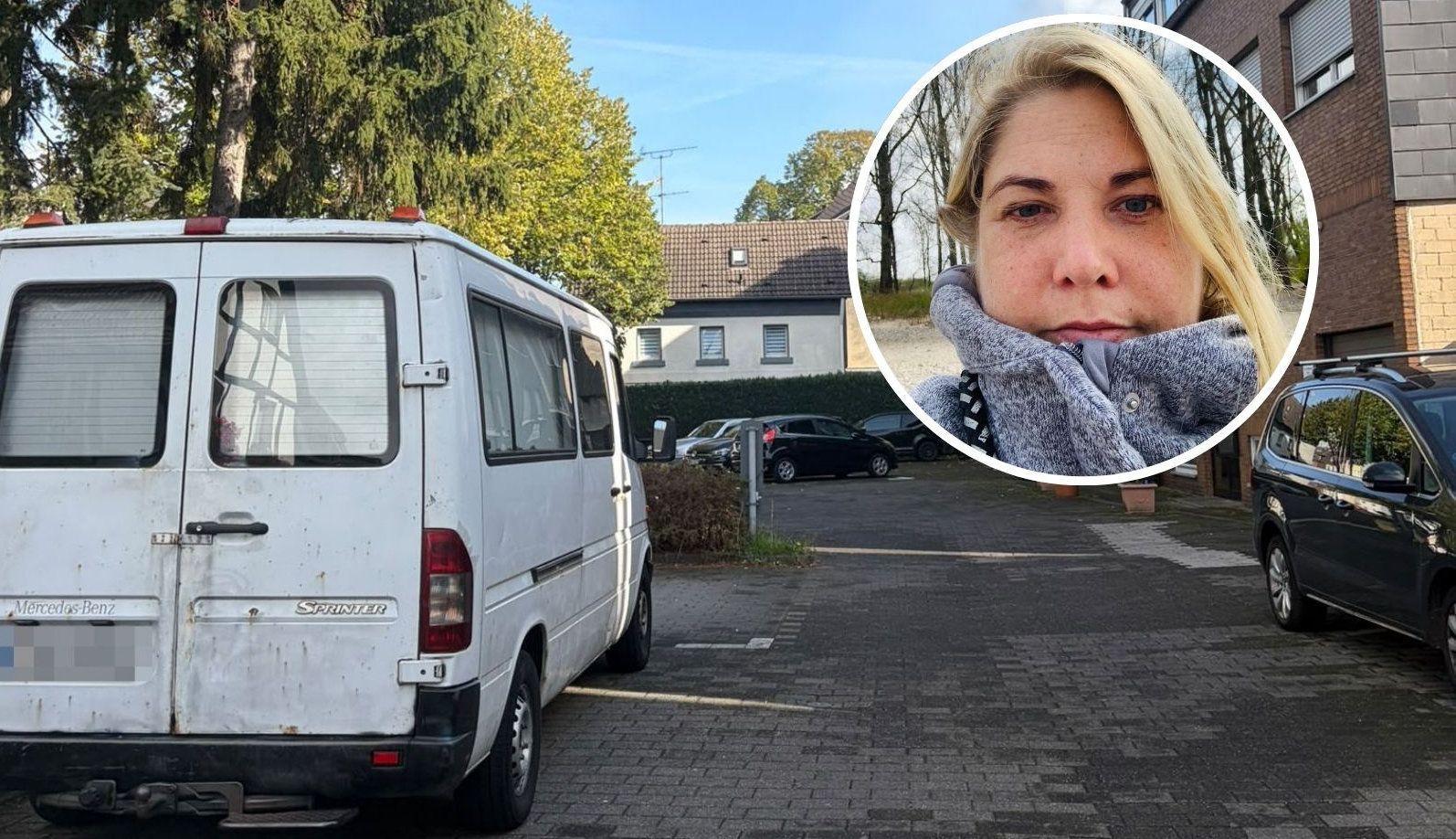 Mehrere Autos wurden in der Hofstraße in Köln-Stammheim bereits zerkratzt. Auch der Wagen von Miriam Höfer.