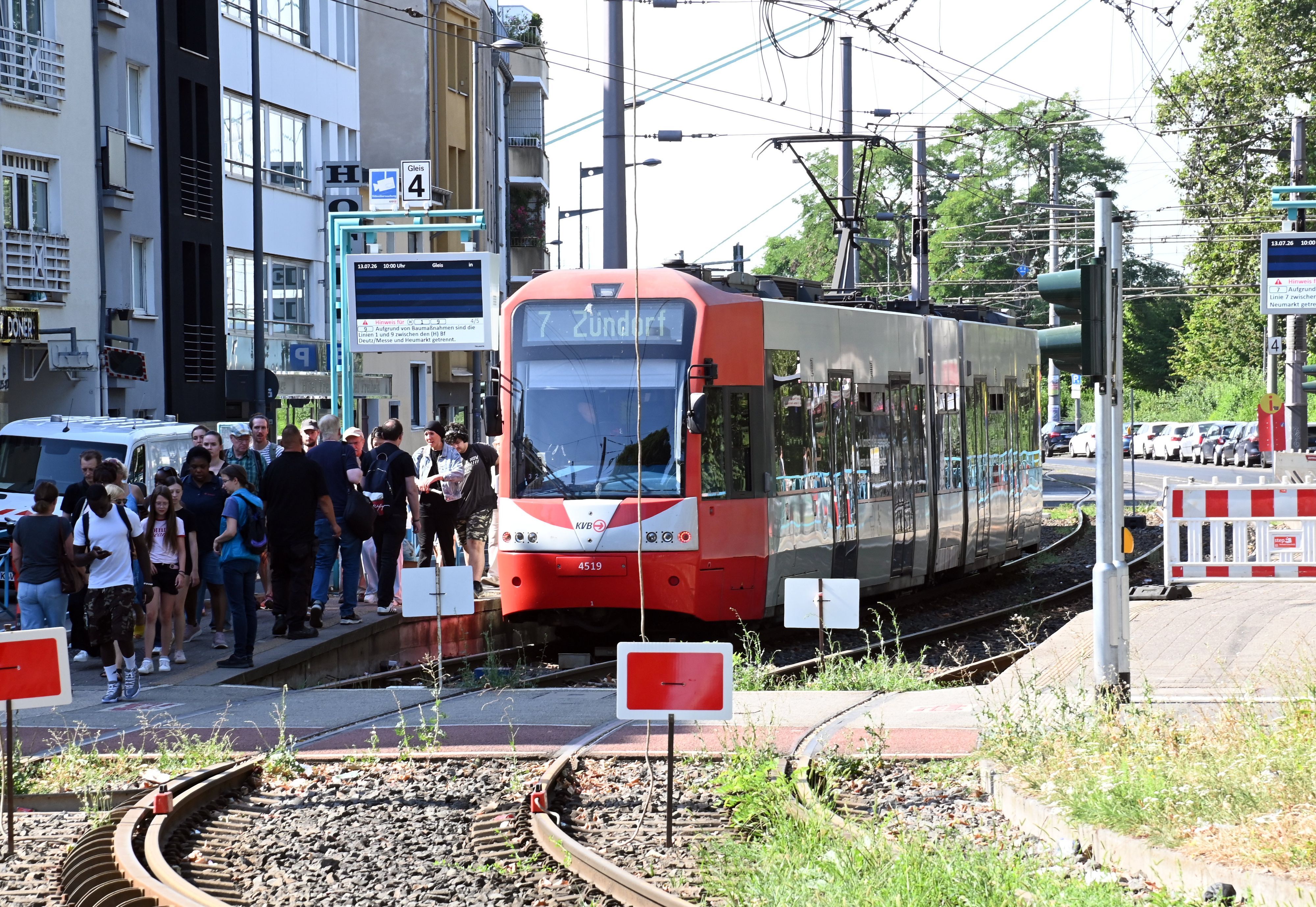 Die Linie 7 muss während der Herbstferien für einige Tage getrennt werden. (Archivfoto)