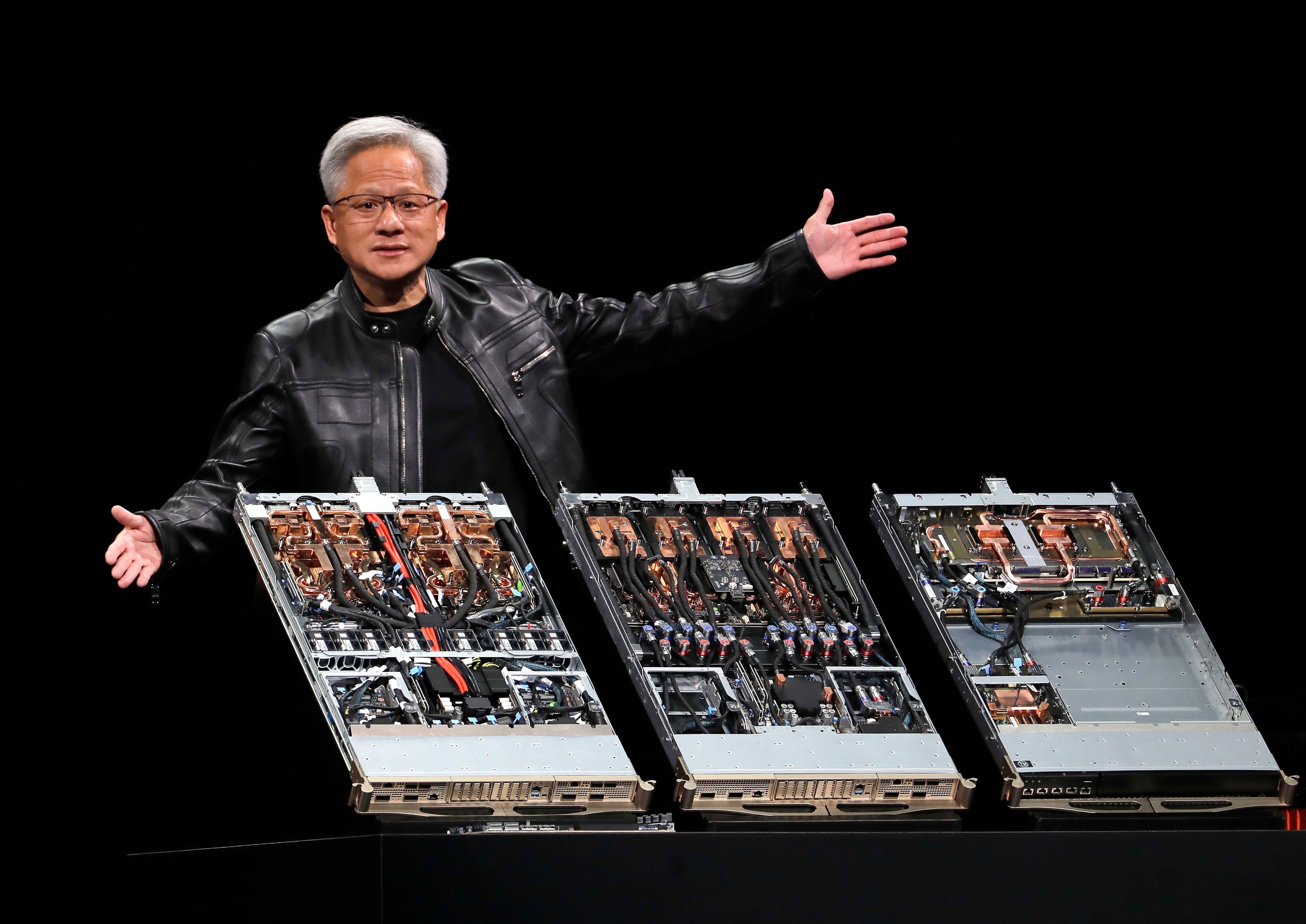 Nvidia-Chef Jensen Huang wird als „Stargast“ beim Investitionsgipfel in Berlin erwartet. (Archivbild)