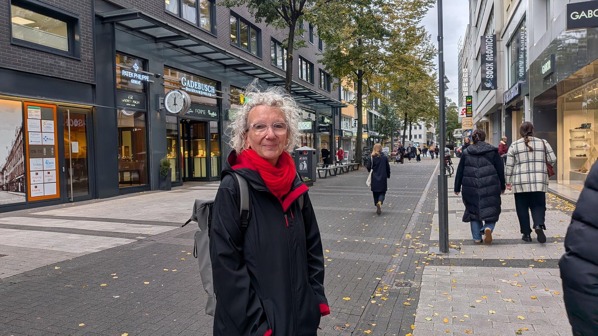 Monika Kerscher kommt nach wie vor gerne nach Köln zum Shoppen.