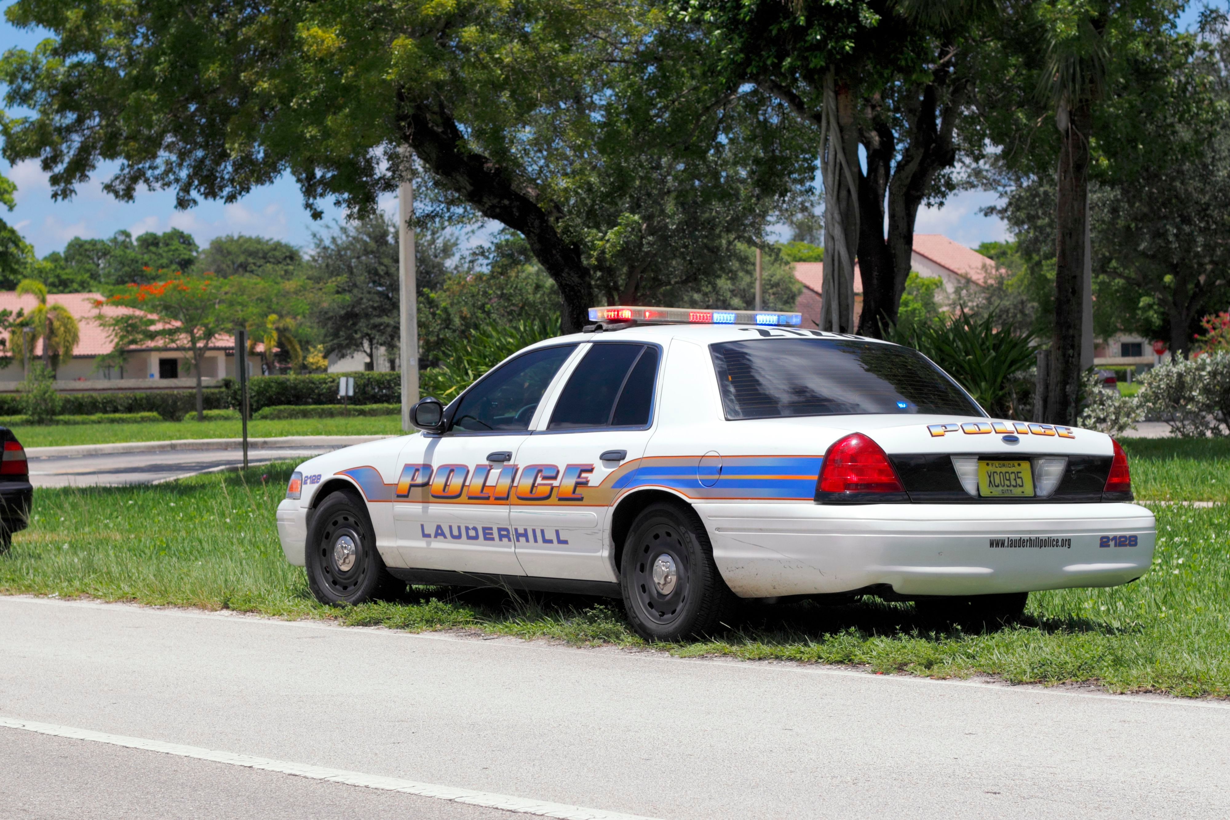 Ein Einsatzfahrzeug der Polizei Lauderhill im US-Bundesstaat Florida. (Archivbild)