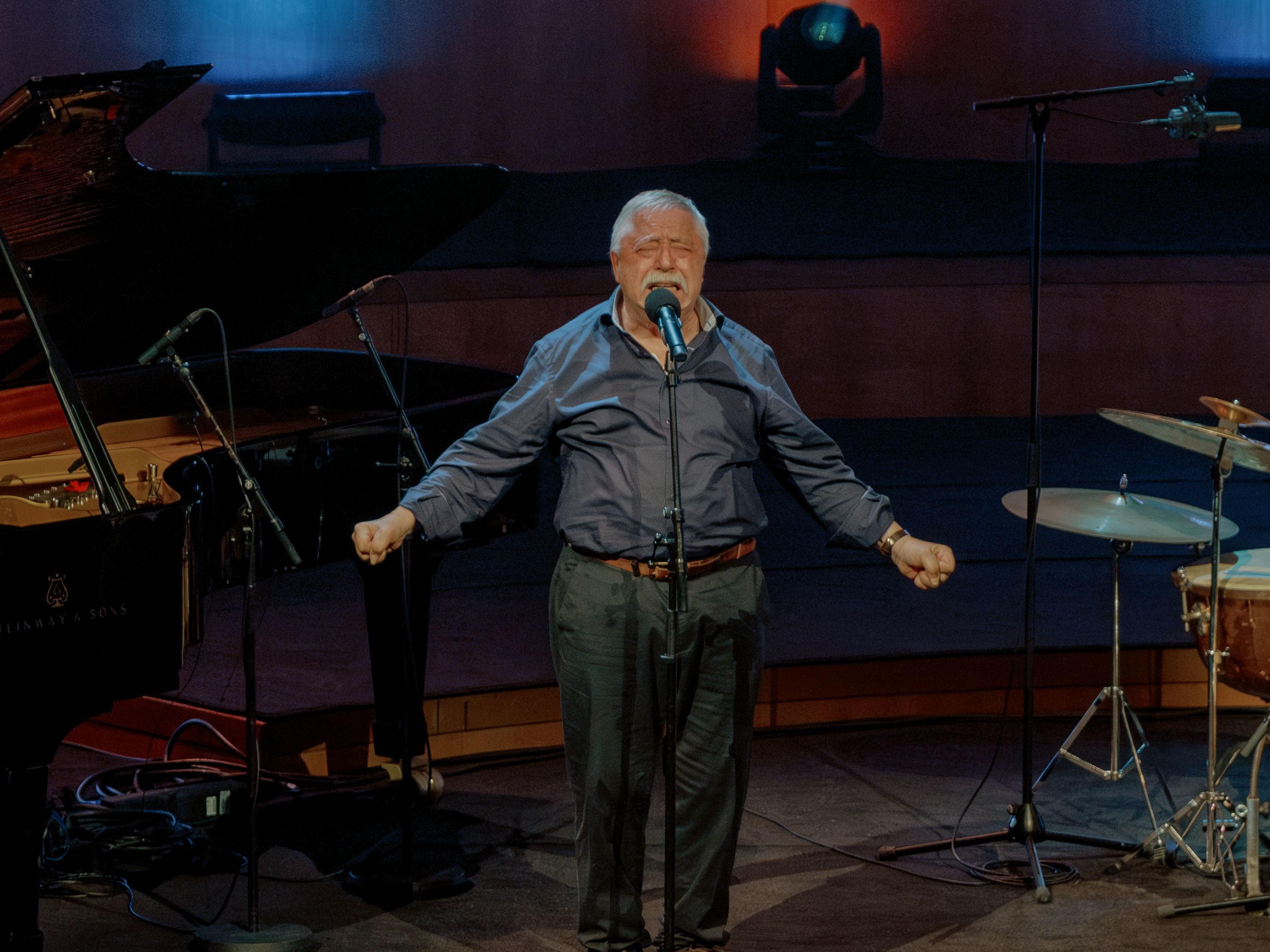 Wolf Biermann in der Kölner Philharmonie.