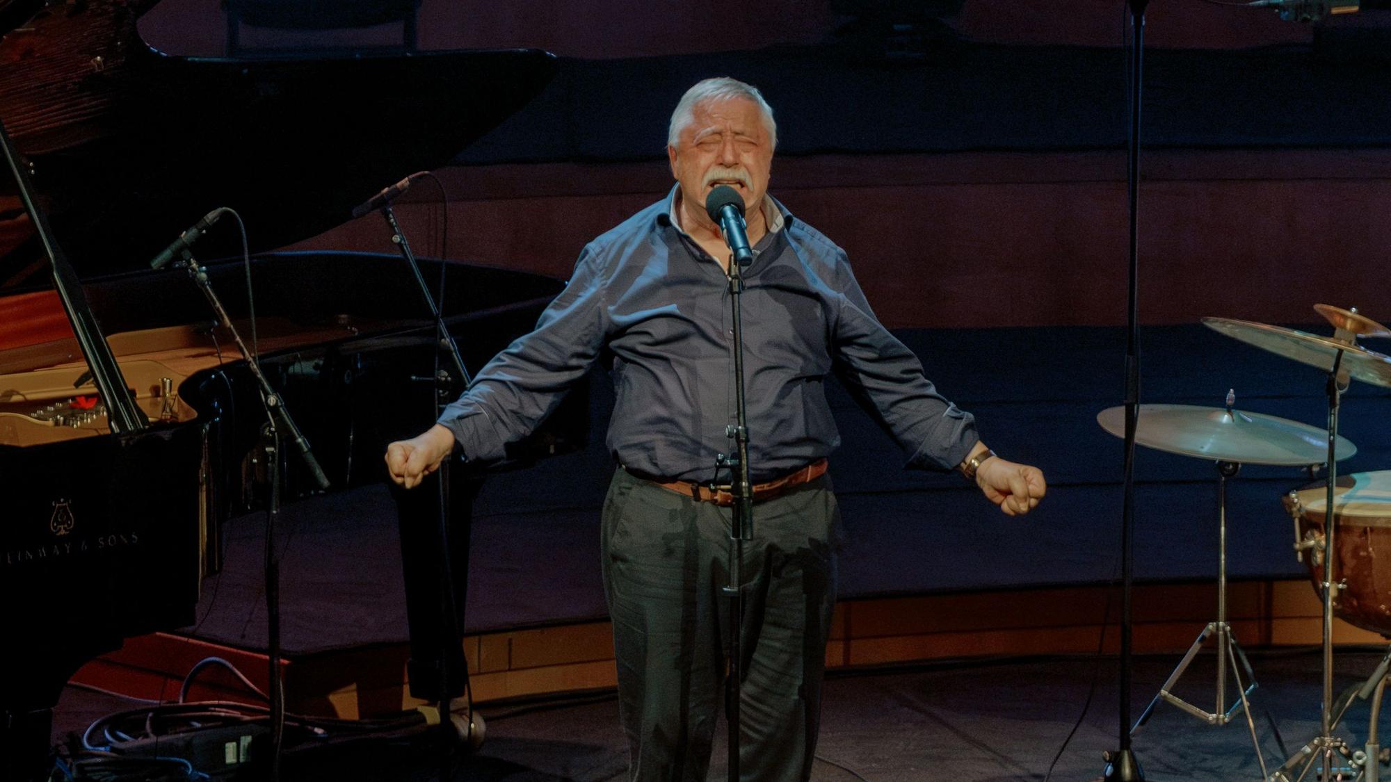 Wolf Biermann in der Kölner Philharmonie.