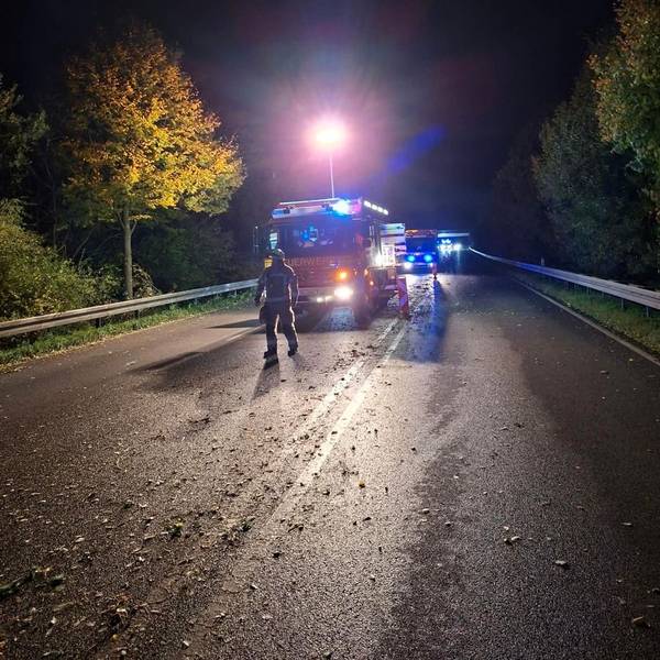 Einsätze der Feuerwehr Pulheim nach dem ersten Herbststurm.