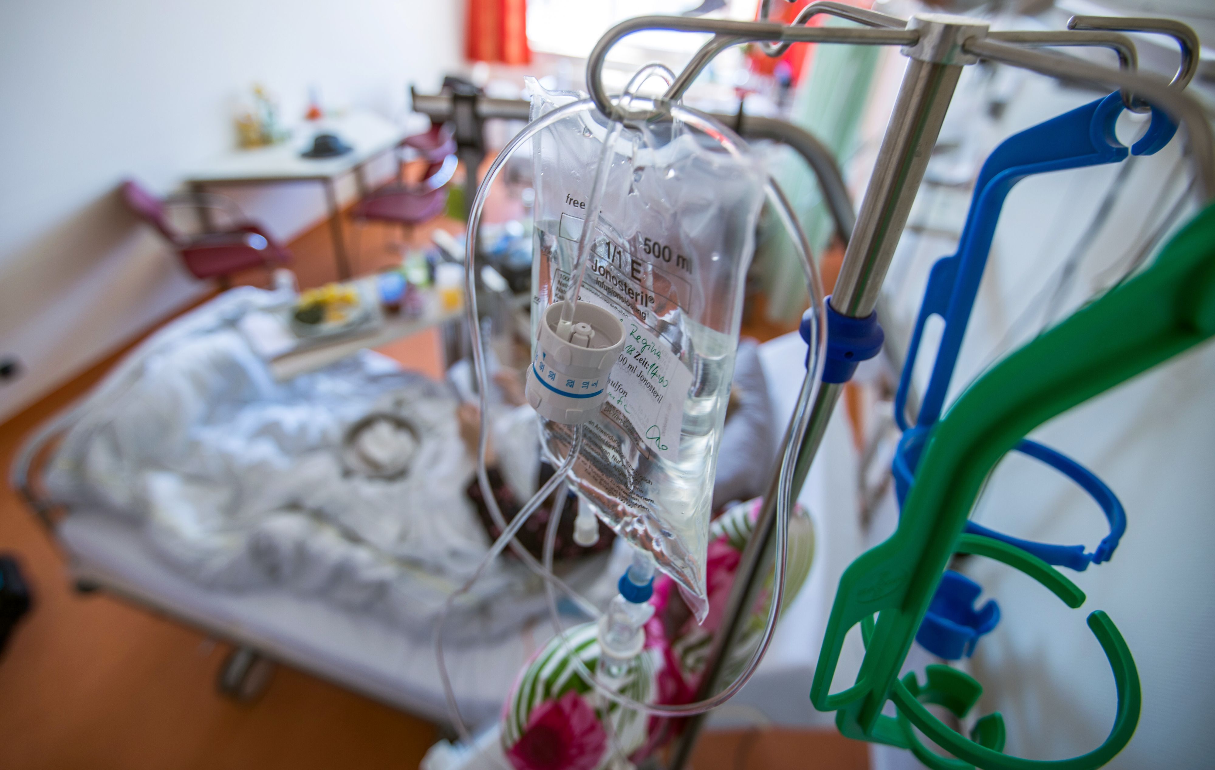 Blick in ein Patientenzimmer
