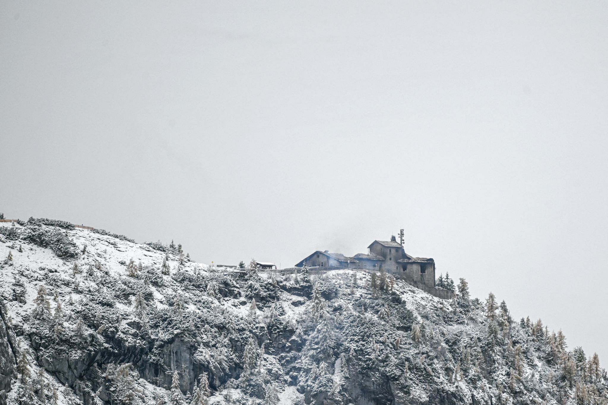 Kehlsteinhaus nach Großbrand schwer zerstört