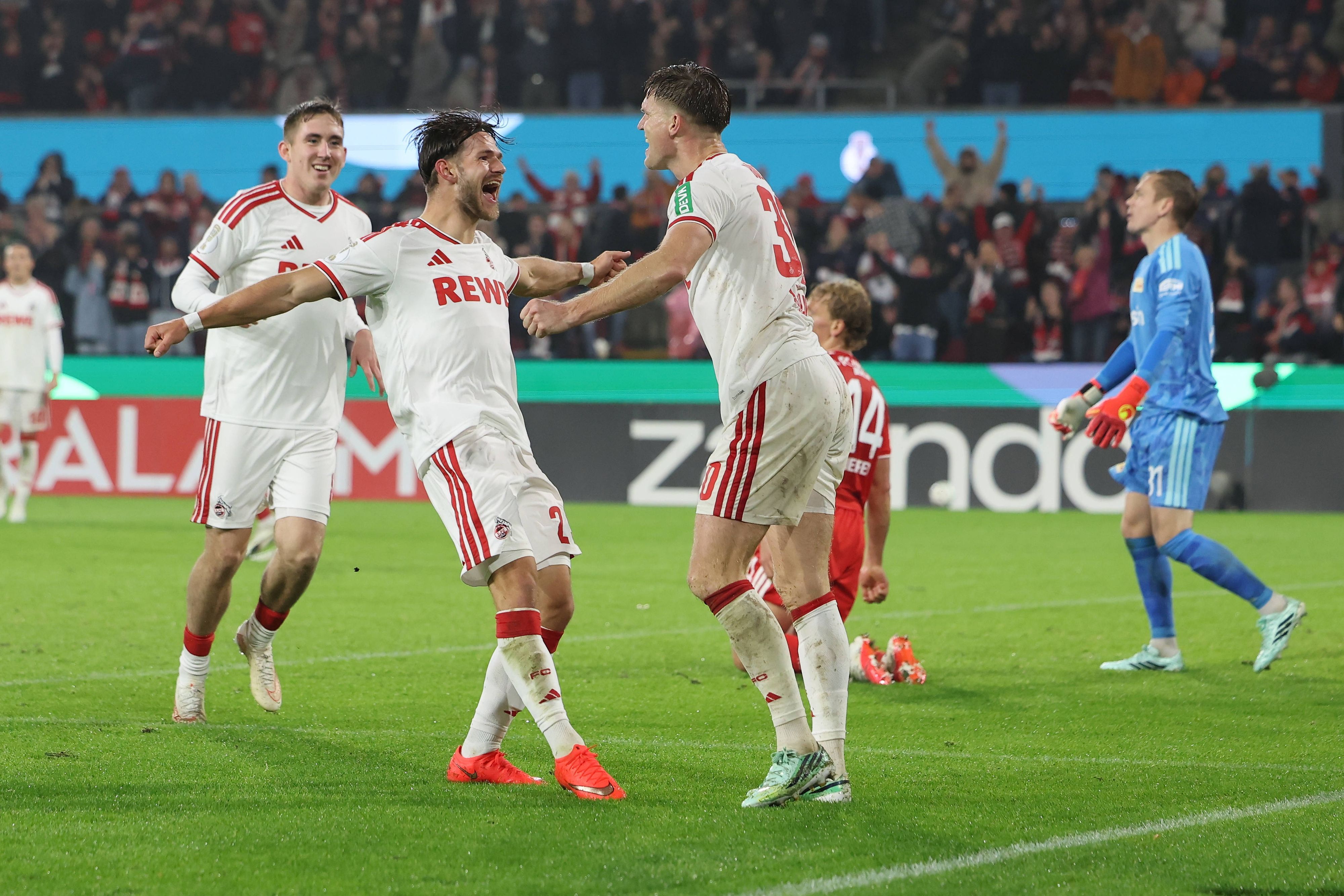 Torjubel beim 1. FC Köln