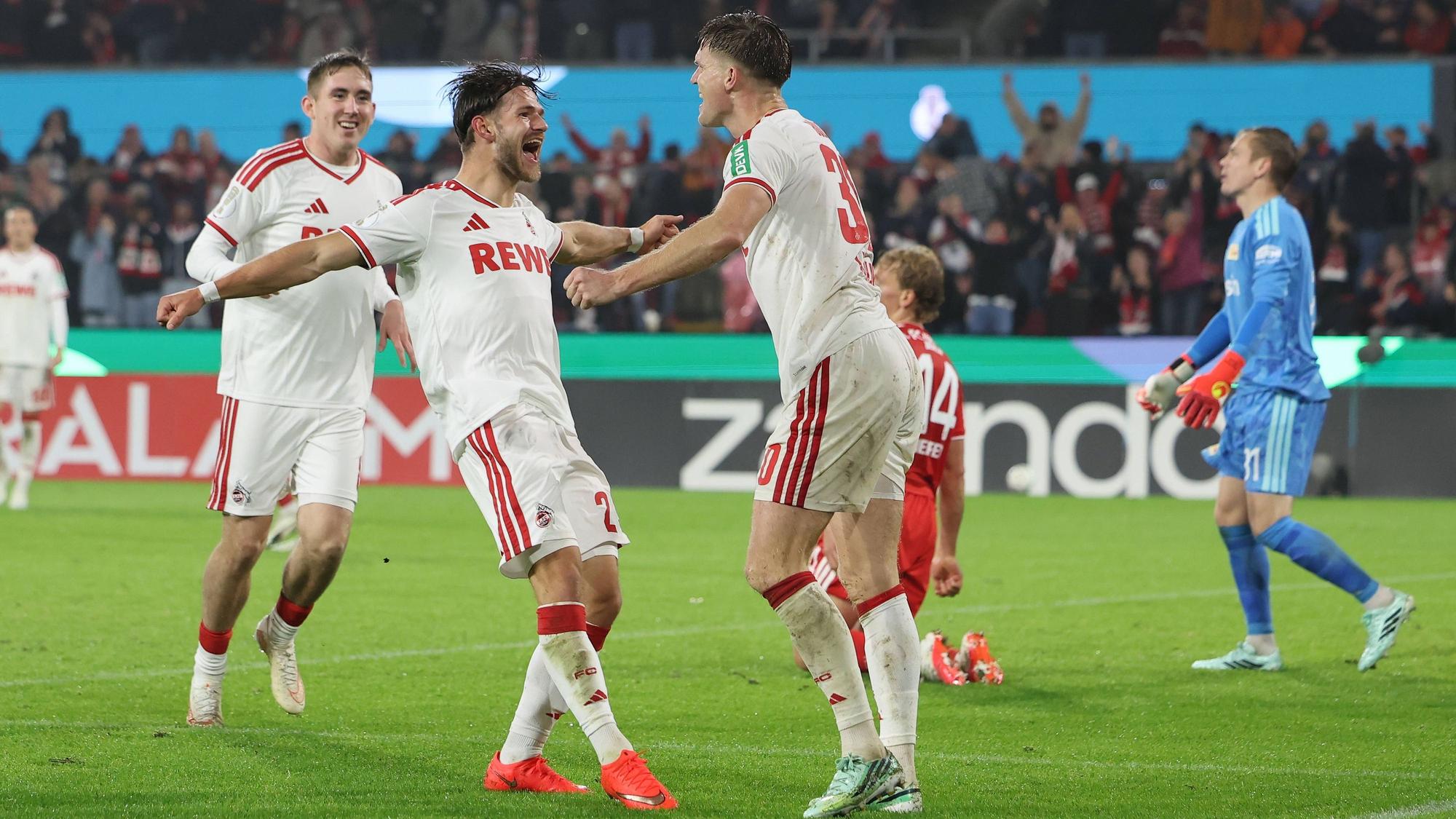 Torjubel beim 1. FC Köln