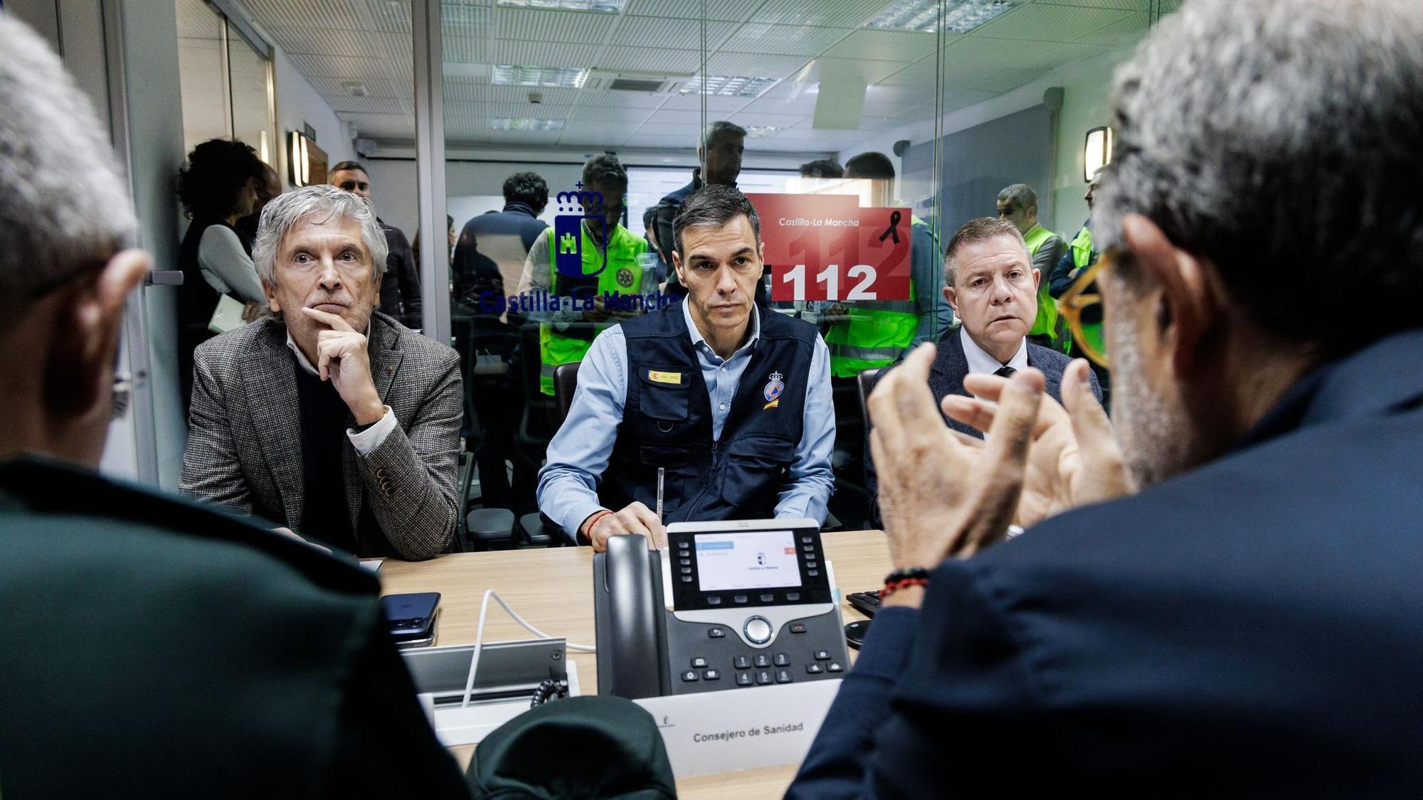 Nach dem Zusammenstoß zweier Züge in Spanien