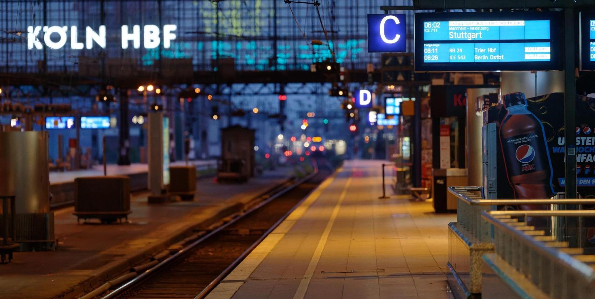 Bahnstreik Symbol Köln