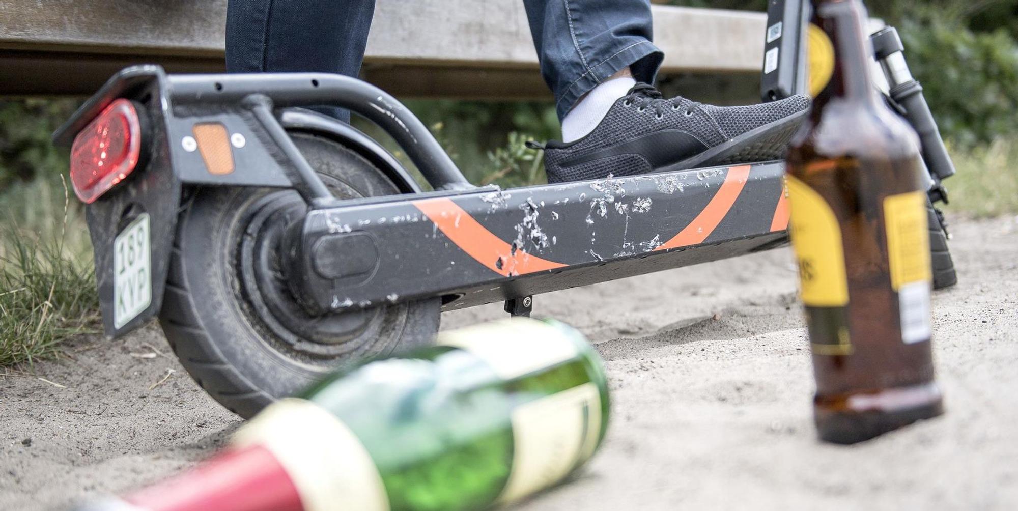 Symbolbild Alkoholfahrt E-Scooter