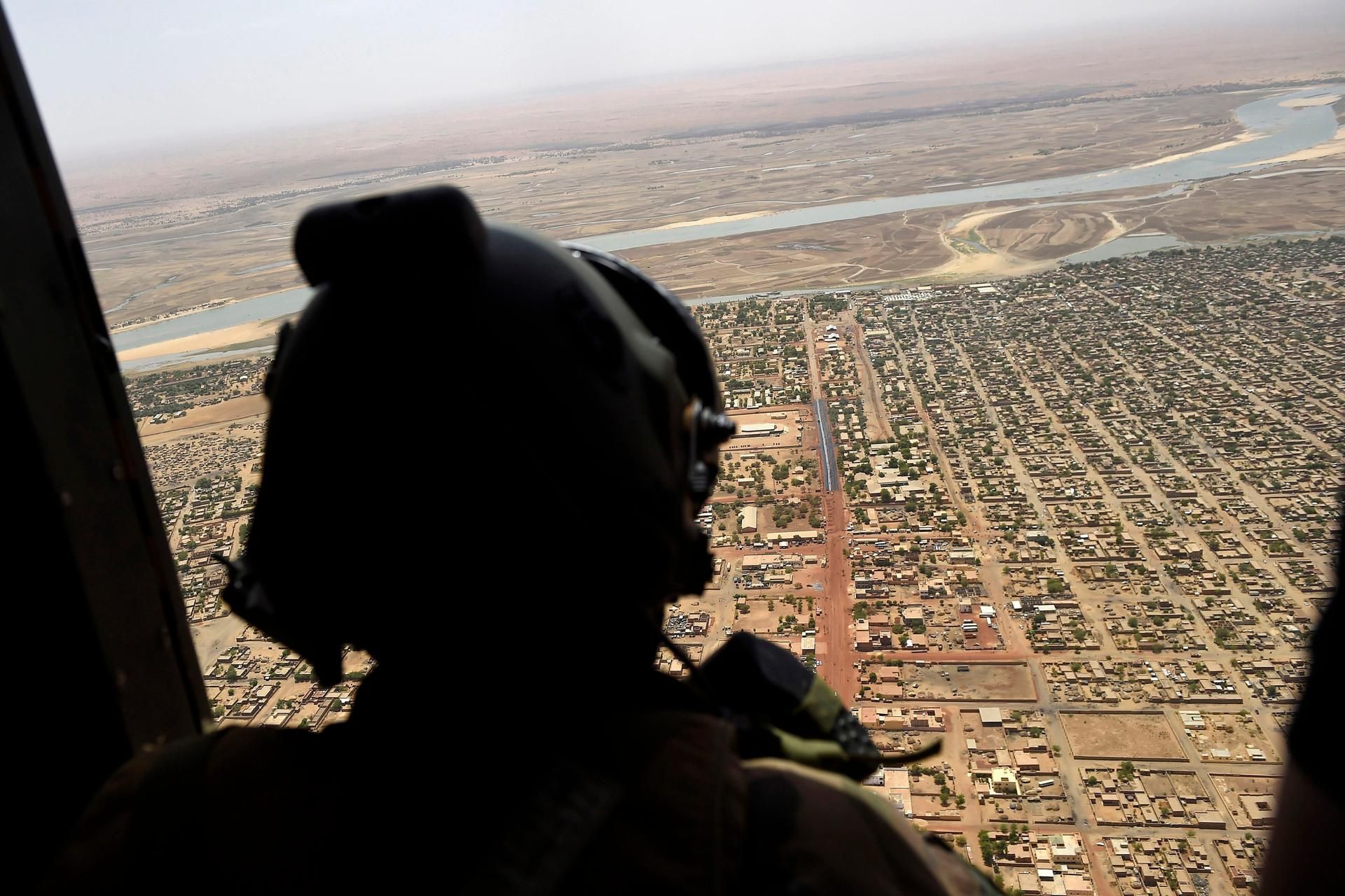 Soldaten über Mali