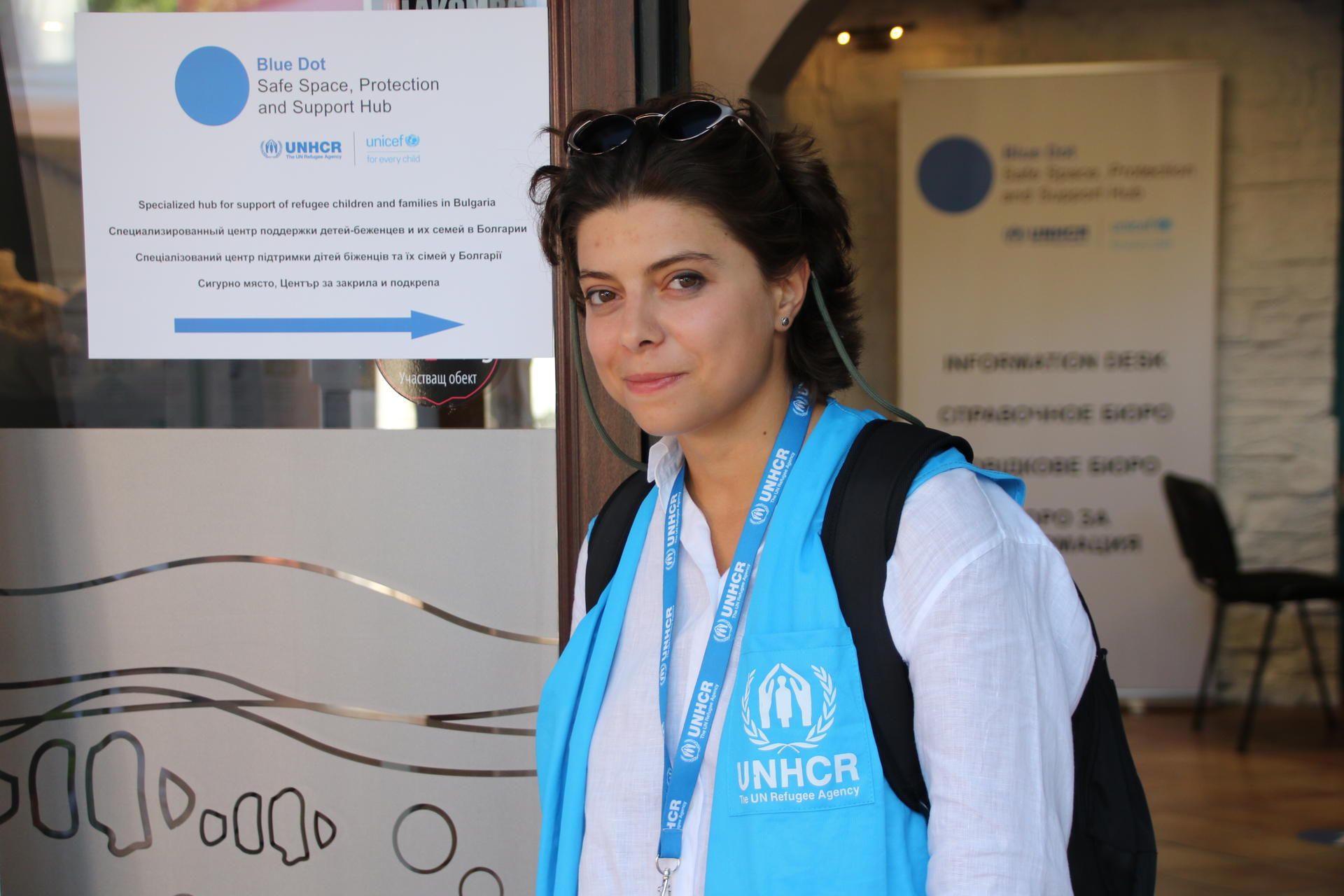 KR UKR UNHCR Mitarbeiterin