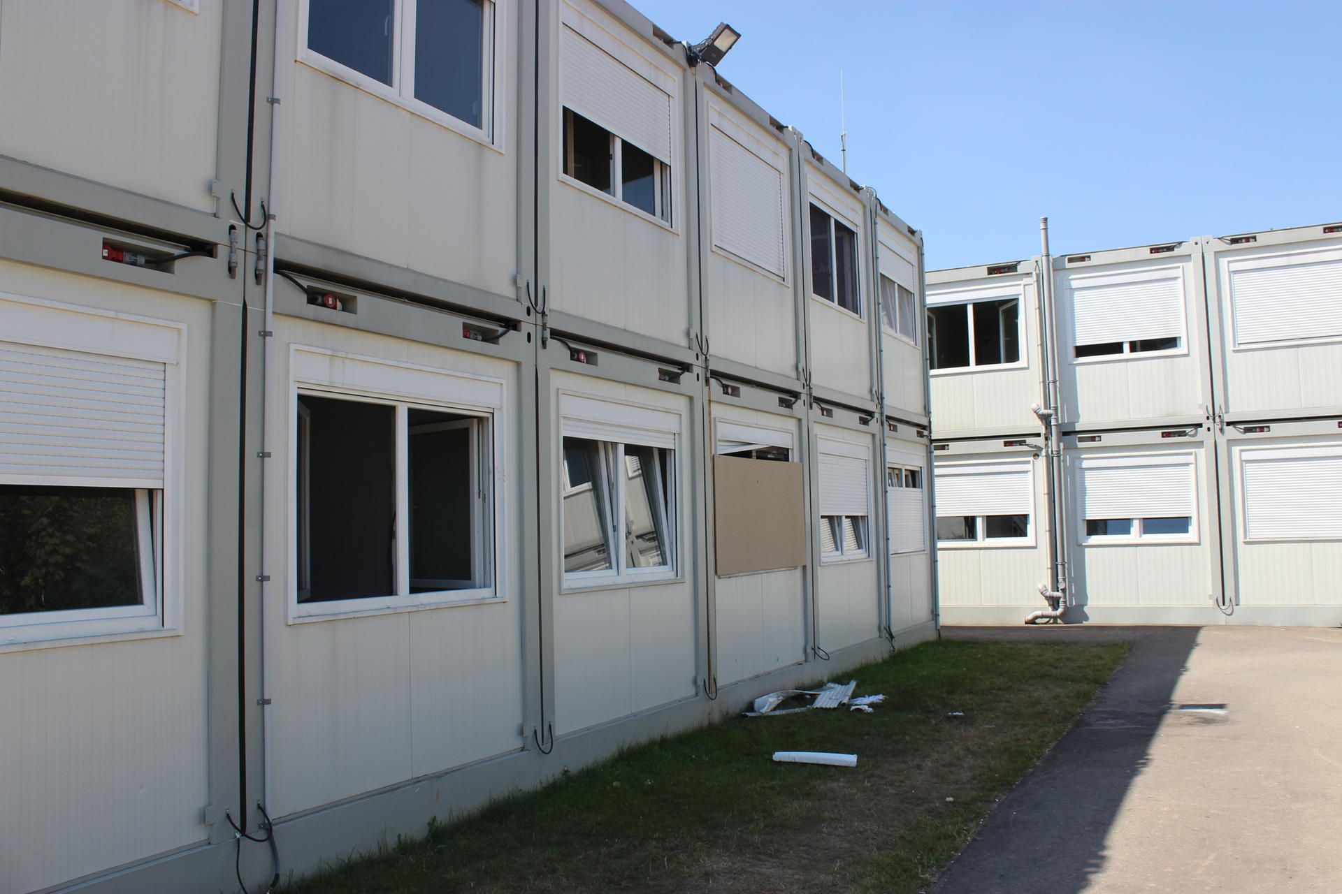 Brand Flüchtlingsunterkunft