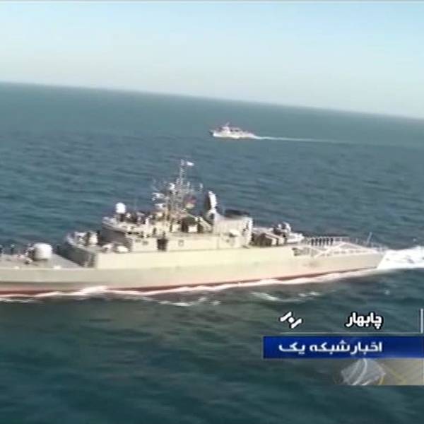 Iran Militär Übung Schiffe
